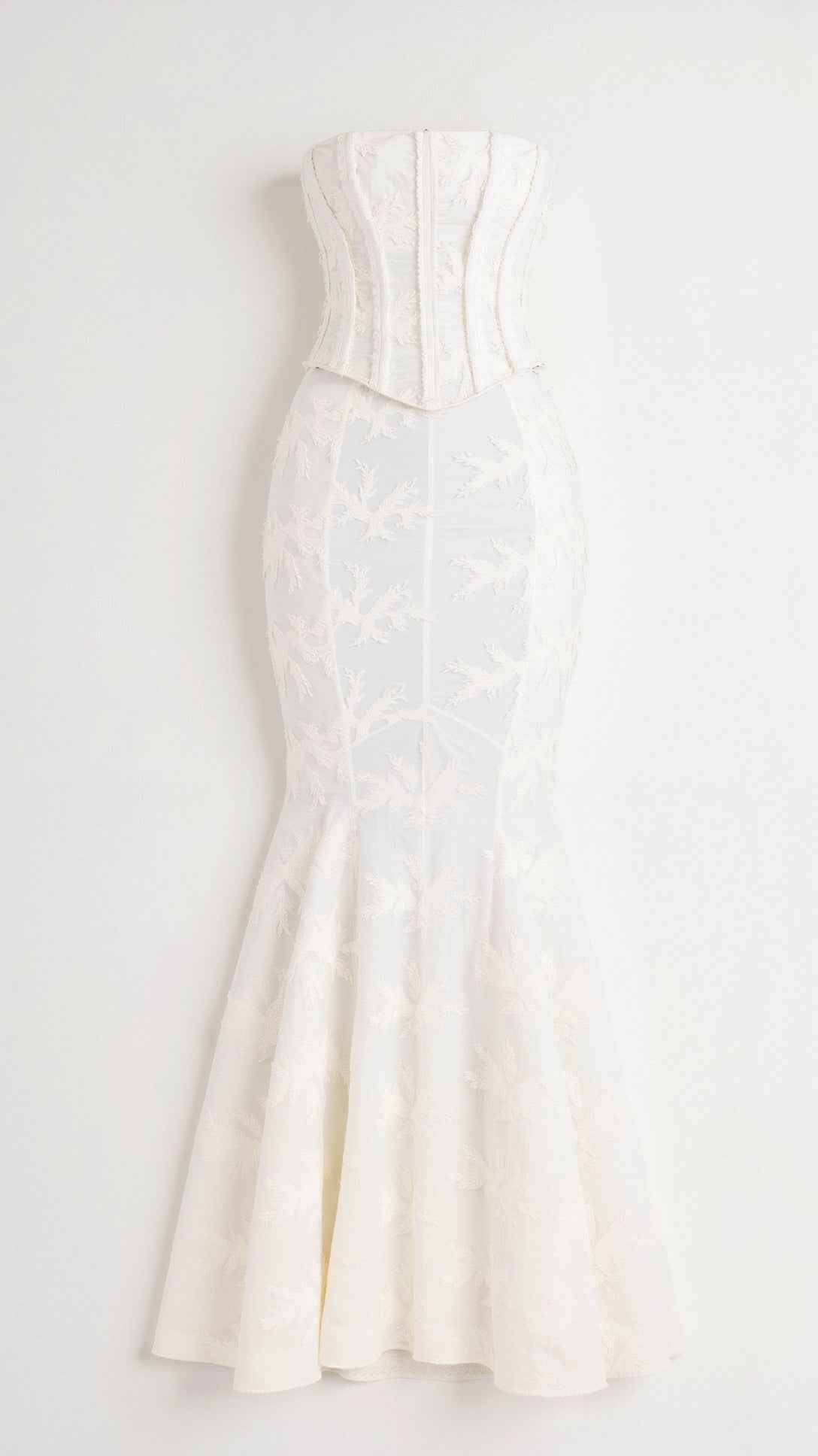 Anastasia Lace-Up Corset Maxi Dress