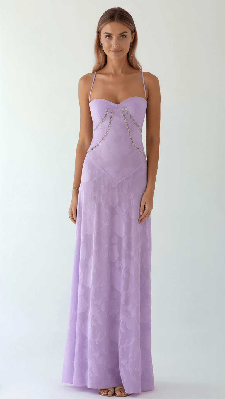Arabelle Maxi Dress with Lace Detailing