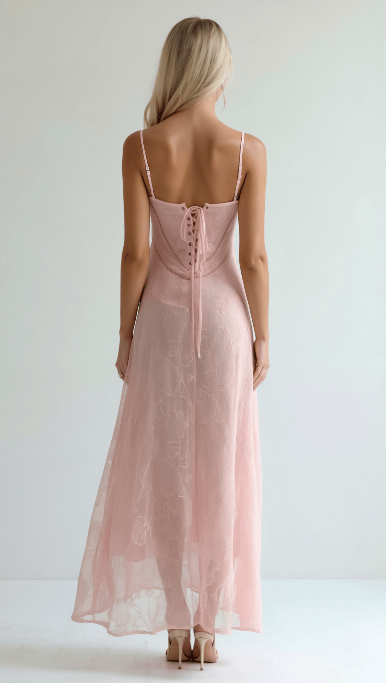 Arabelle Maxi Dress with Lace Detailing