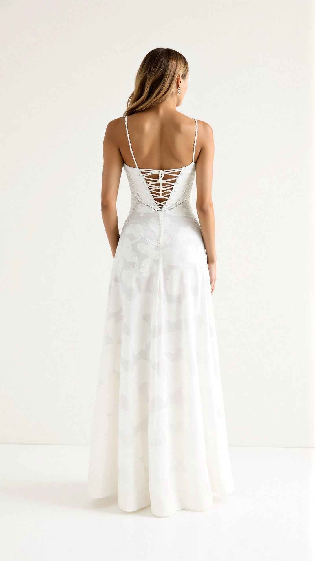 Arabelle Maxi Dress with Lace Detailing