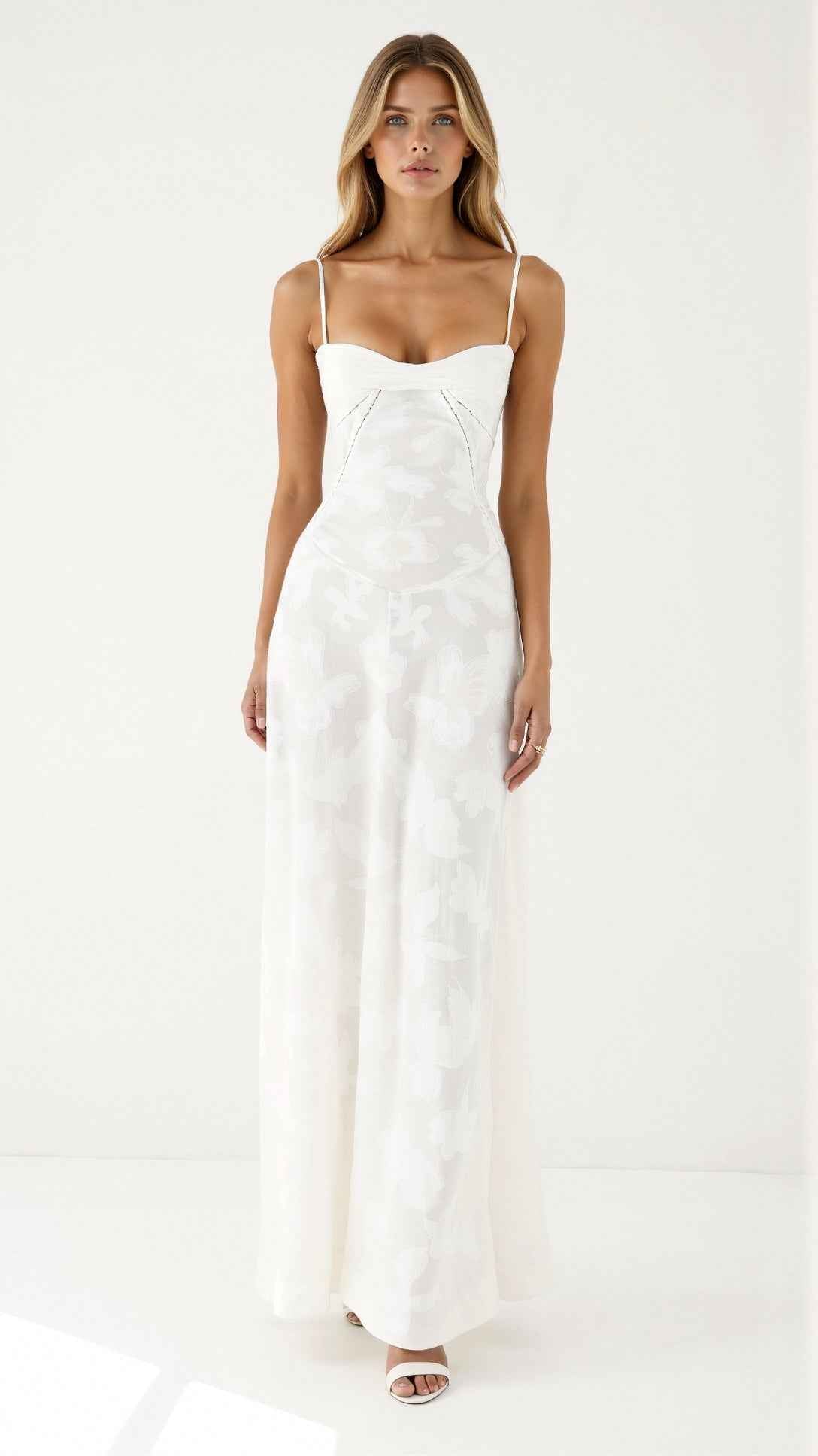 Arabelle Maxi Dress with Lace Detailing