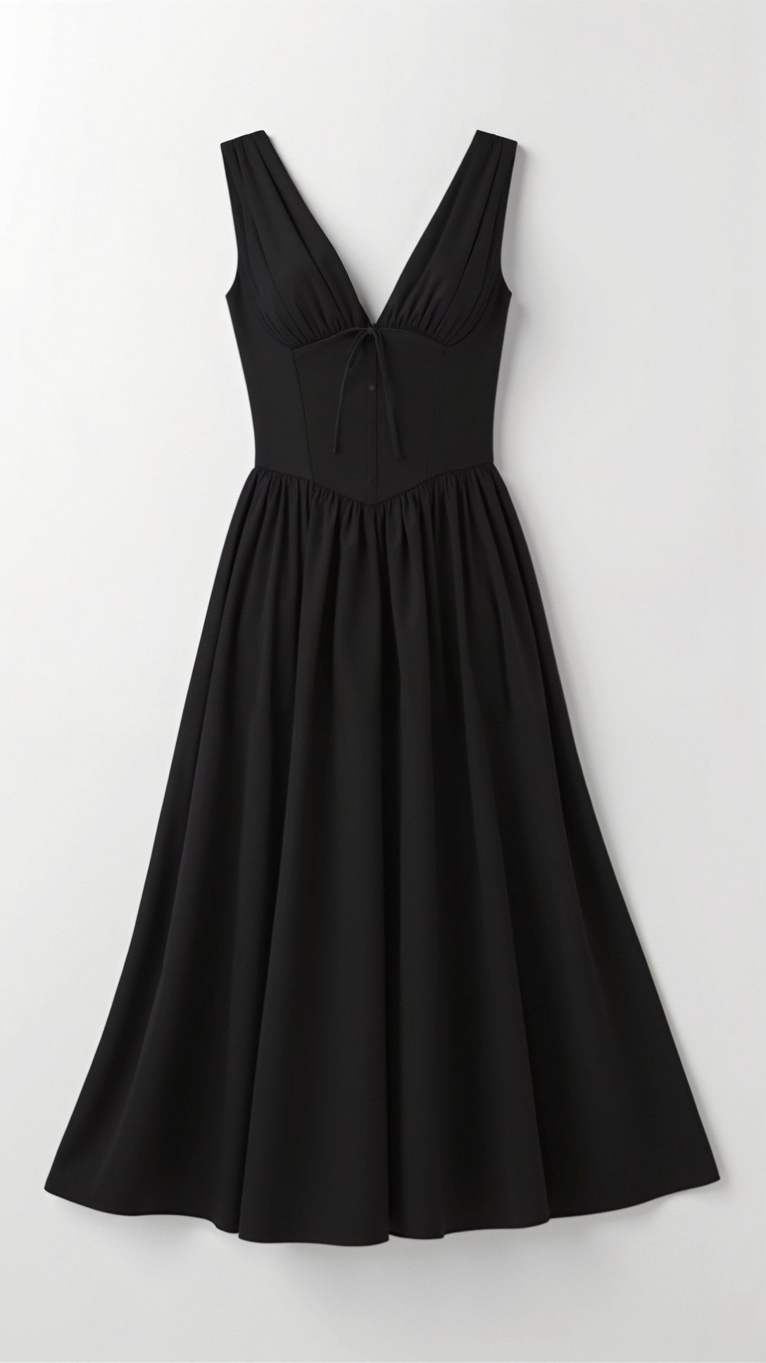 Cassiopeia Plunging Midi Dress