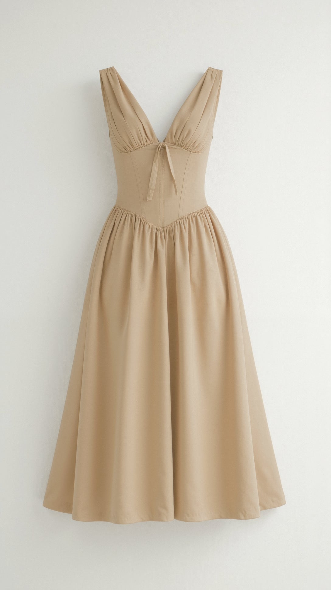 Cassiopeia Plunging Midi Dress