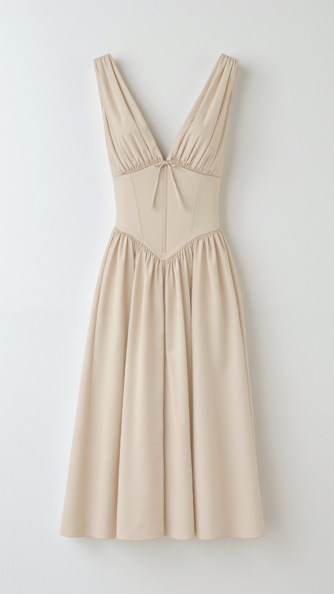 Cassiopeia Plunging Midi Dress