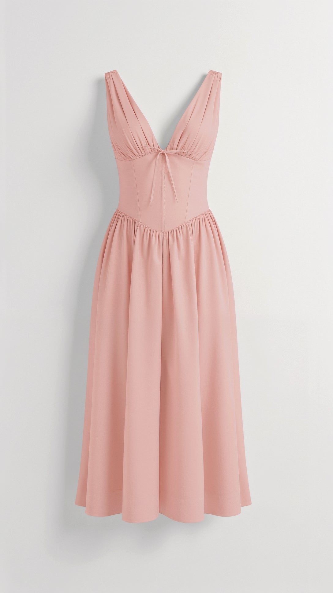 Cassiopeia Plunging Midi Dress