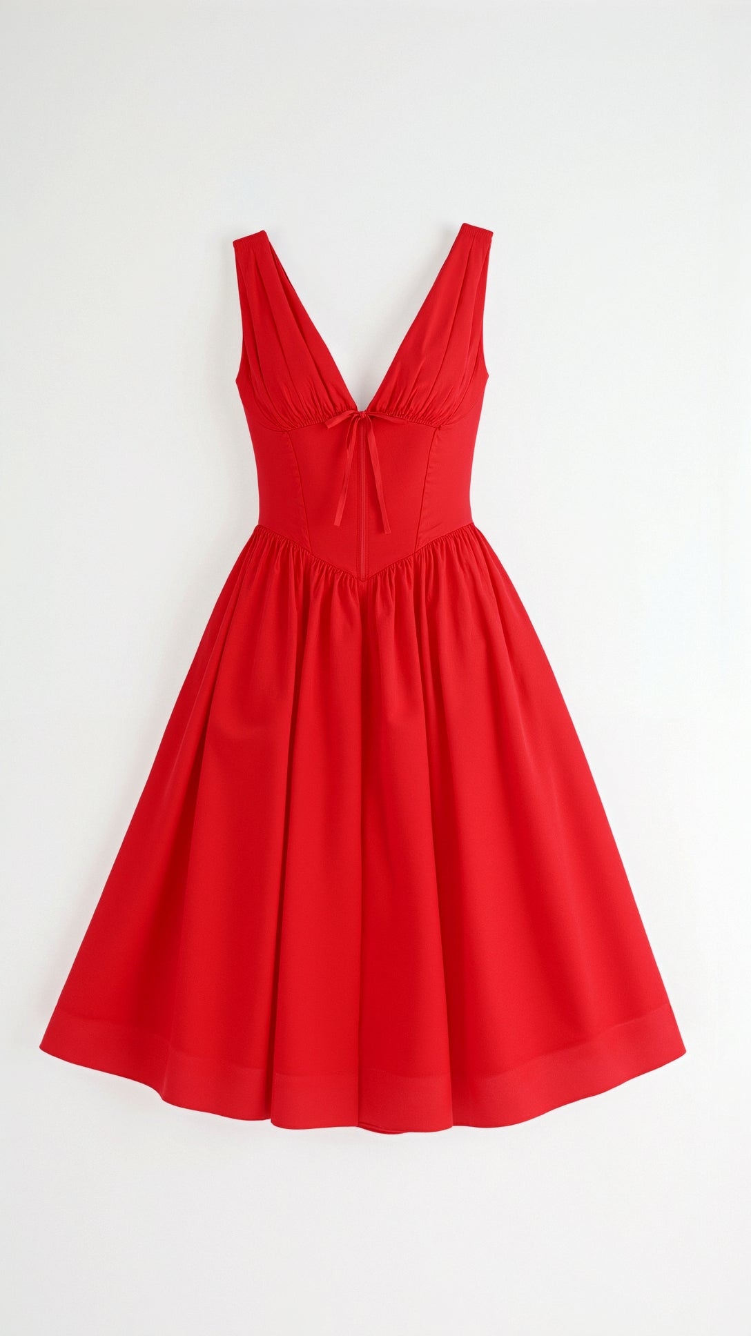 Cassiopeia Plunging Midi Dress