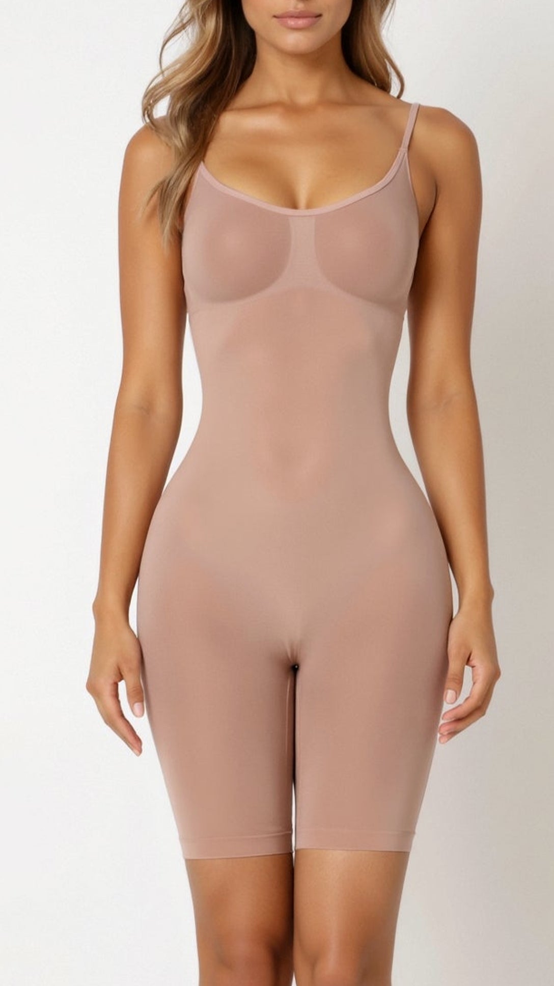 Mid-Thigh Body Shaper for Core Sculpting