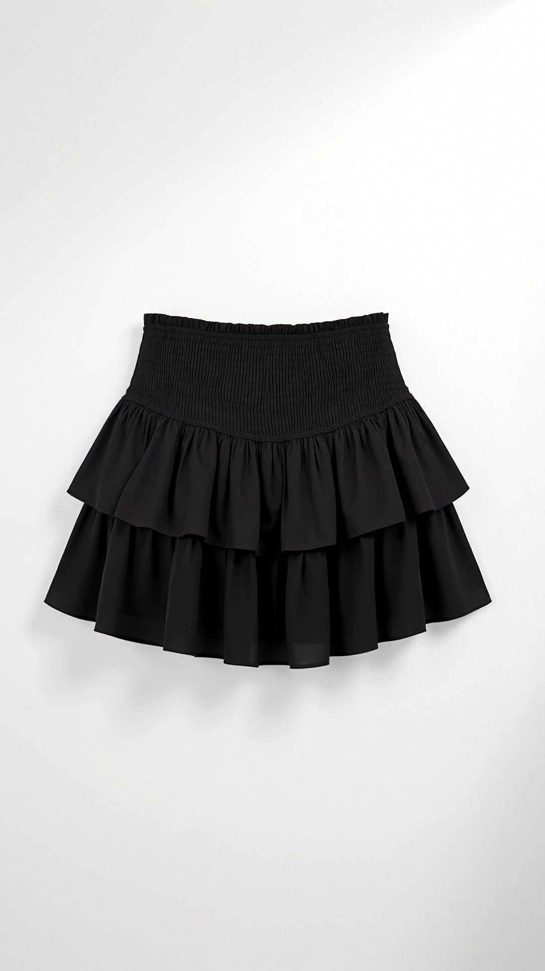 Graceful Ruffle-Trimmed Skirt