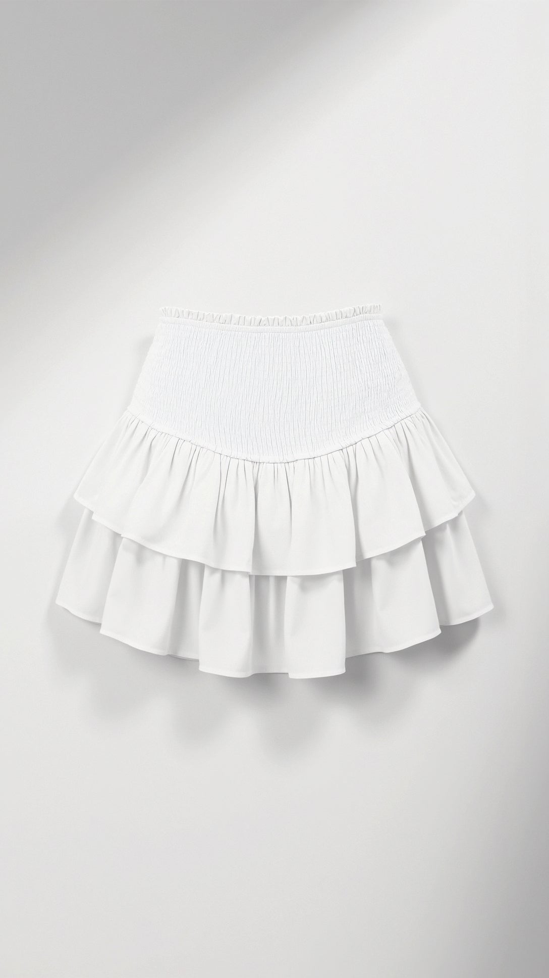 Graceful Ruffle-Trimmed Skirt
