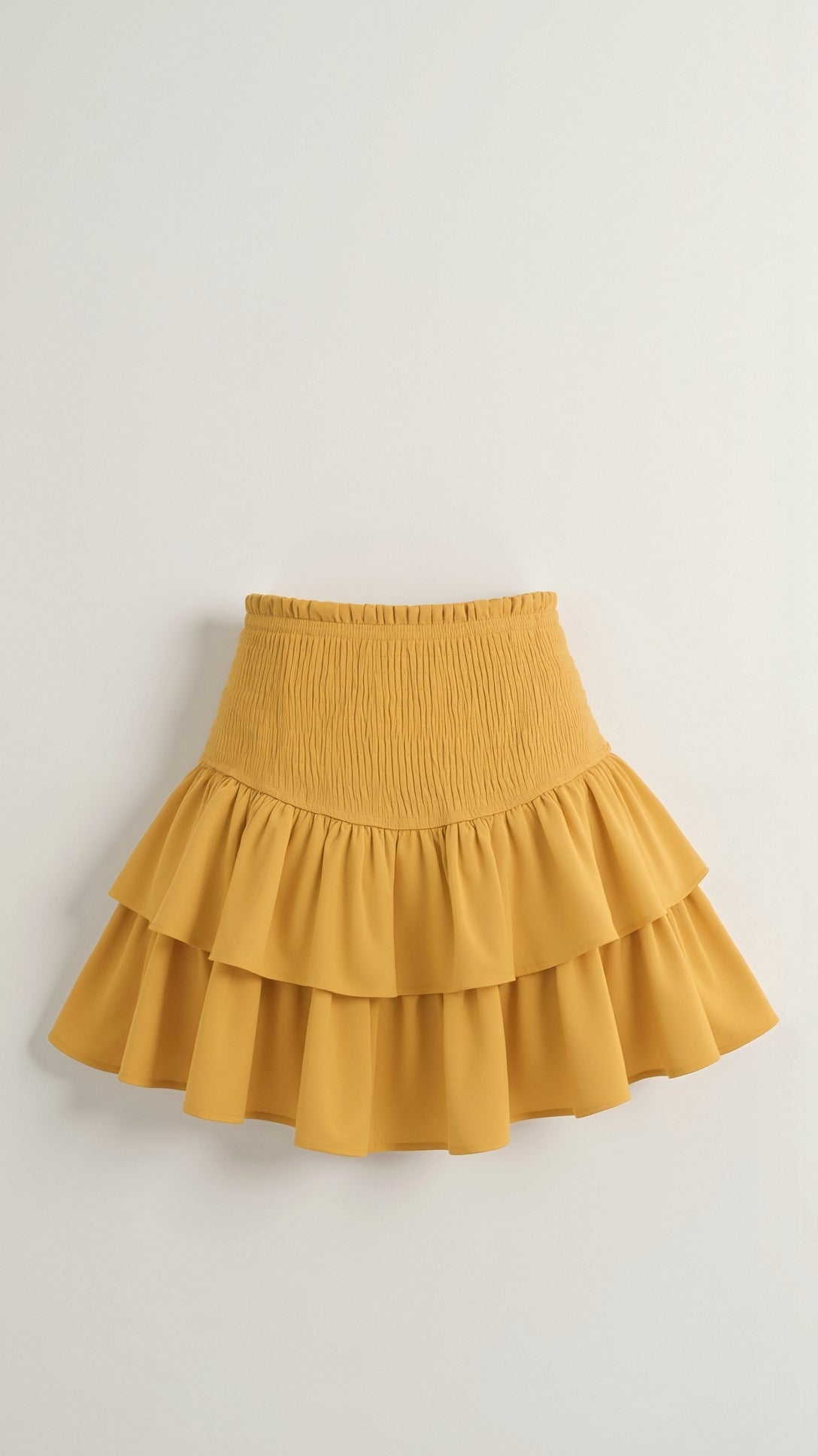Graceful Ruffle-Trimmed Skirt