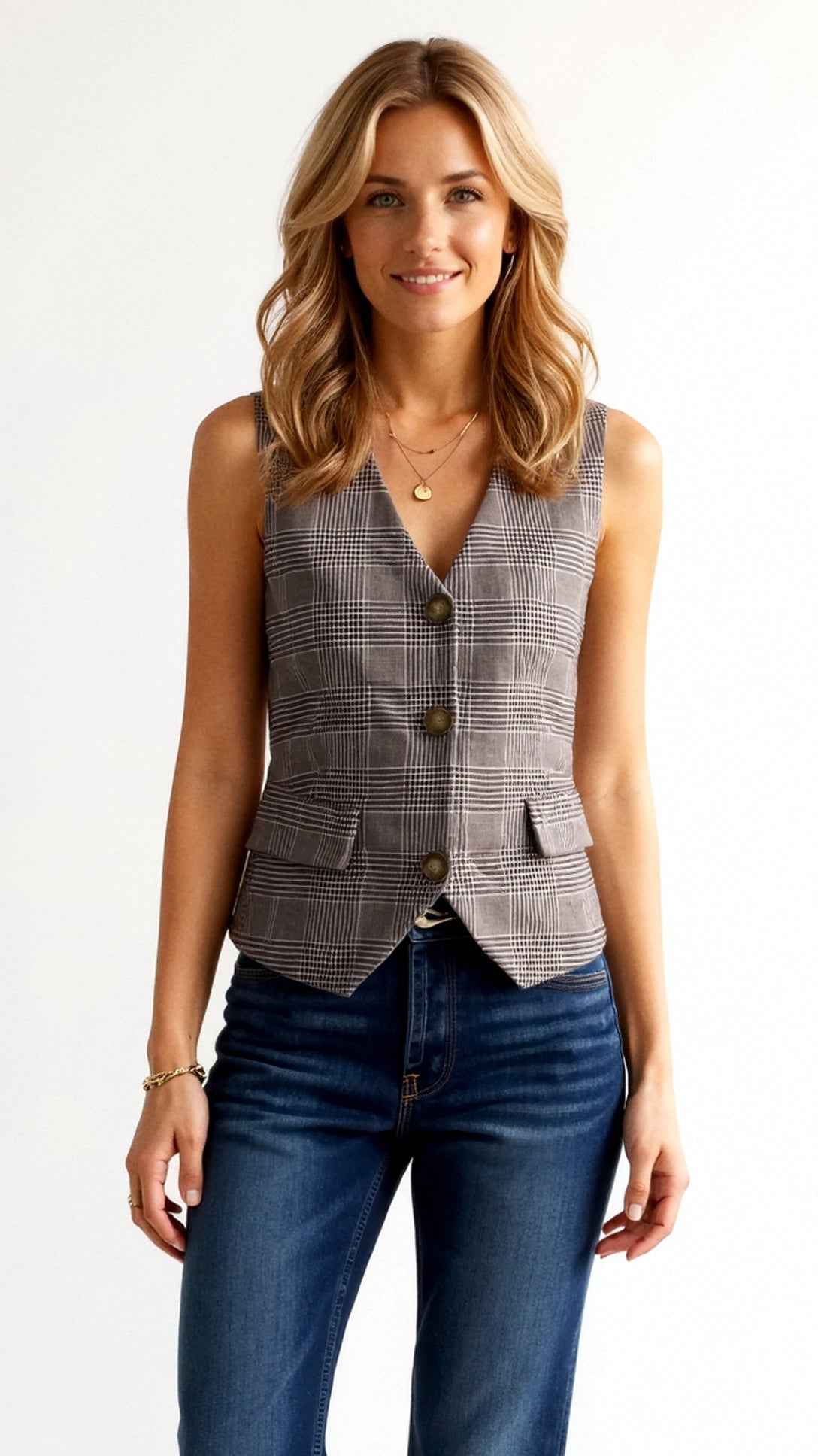 Harmonia Classic Single-Breasted Vest