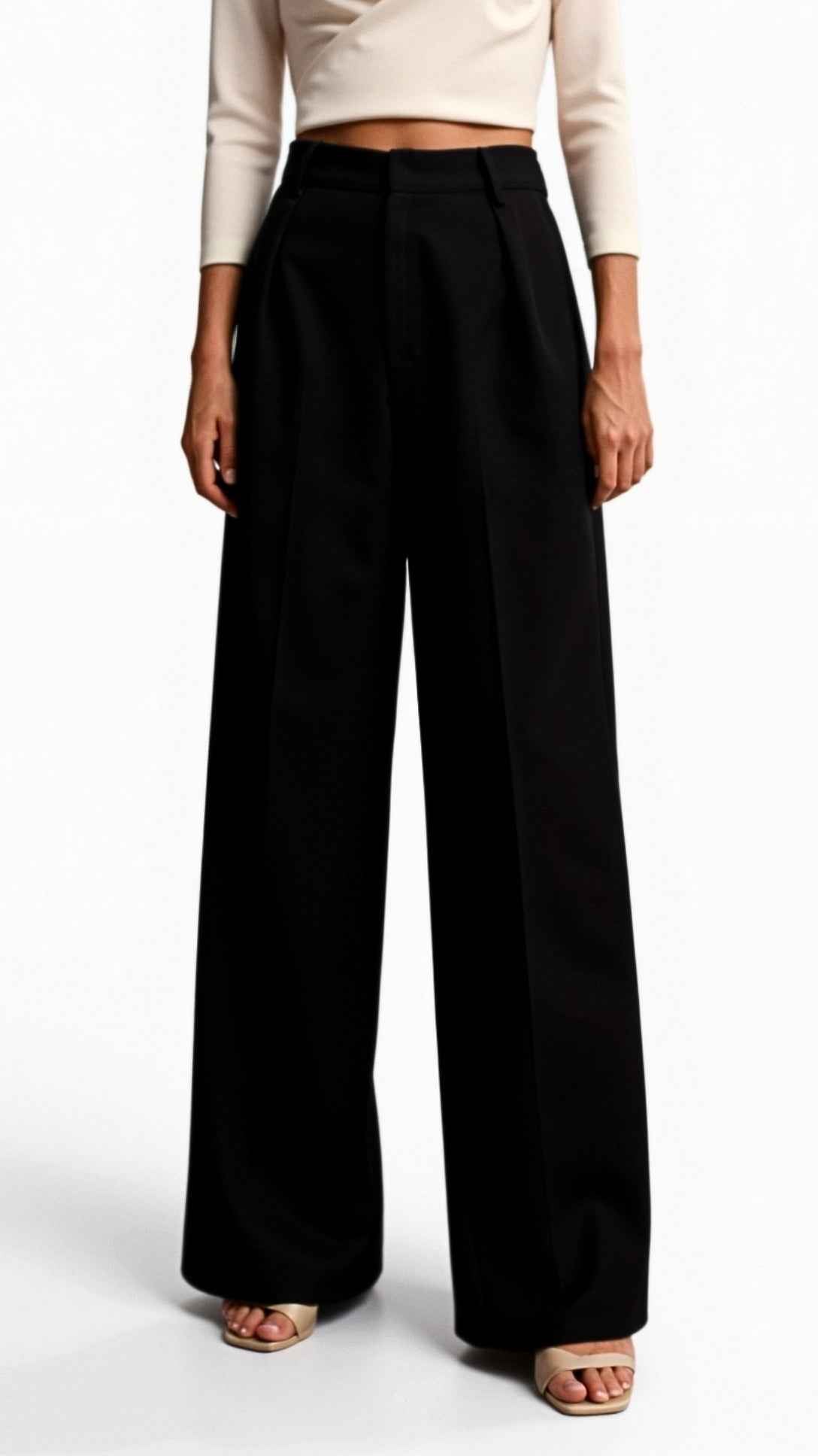 Hazel Flared-Leg Pants
