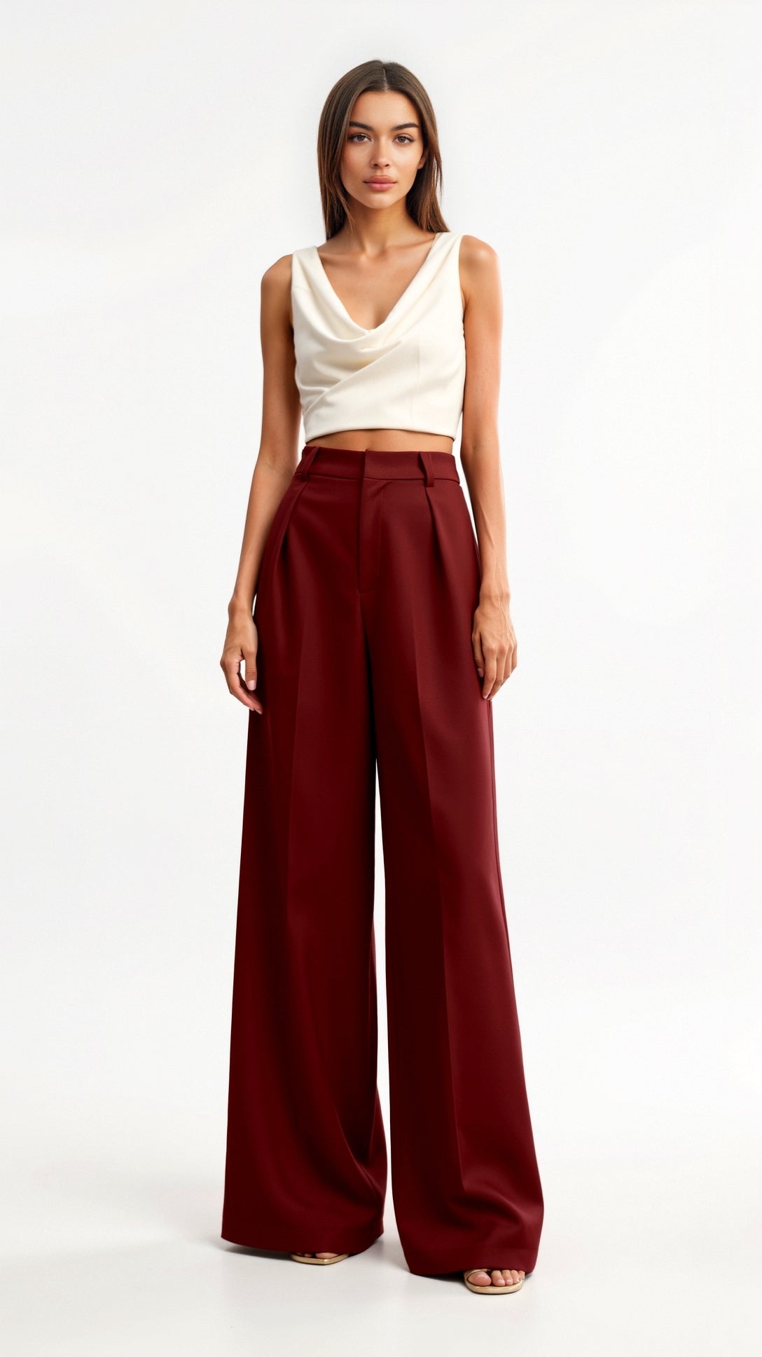 Hazel Flared-Leg Pants
