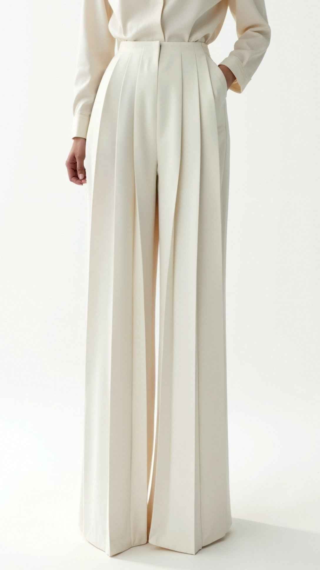 Pleated Iris Trousers