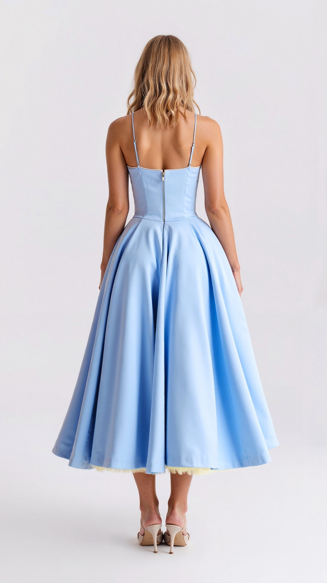 Isolde Midi Dress in Tulle
