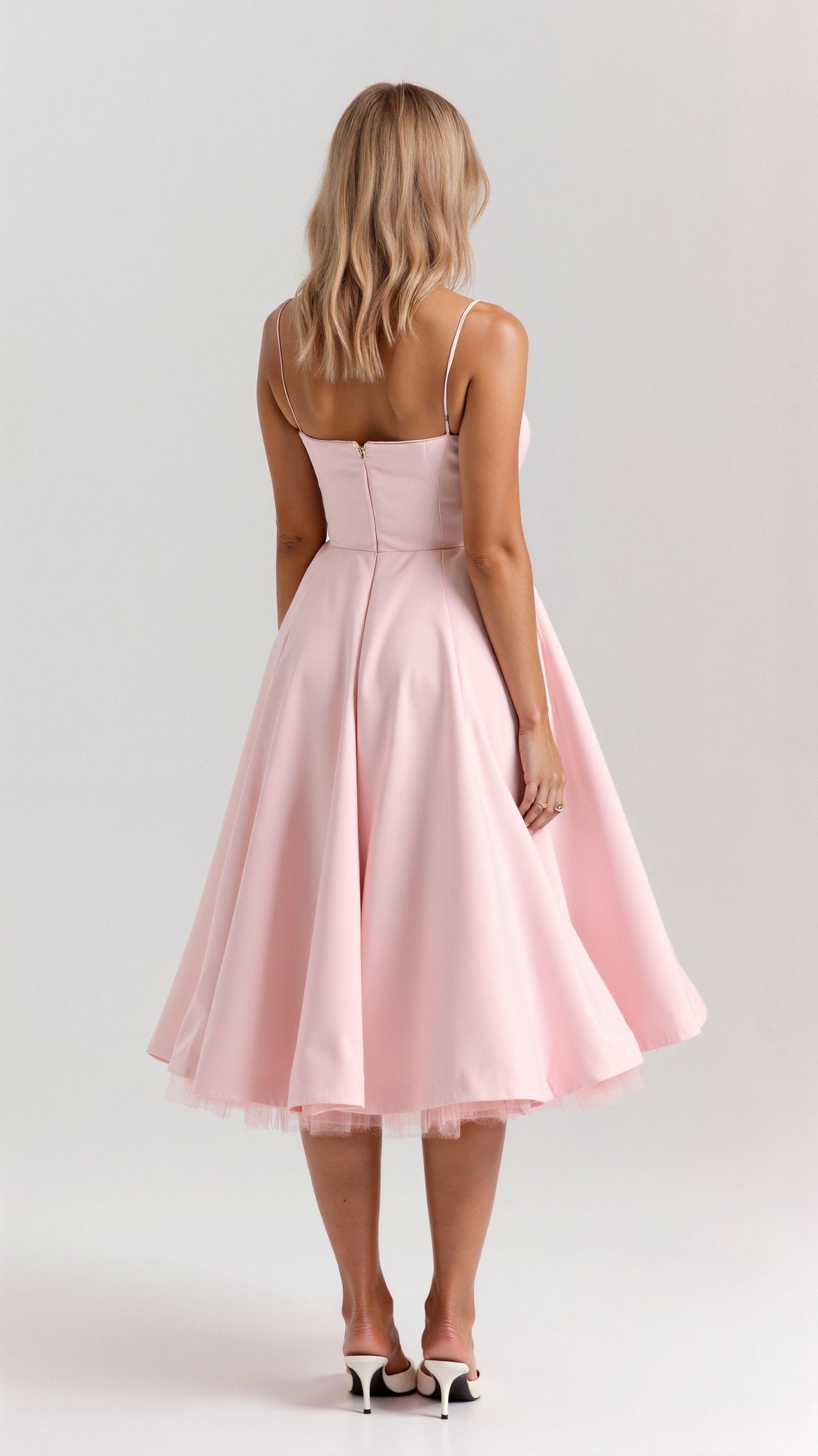Isolde Midi Dress in Tulle