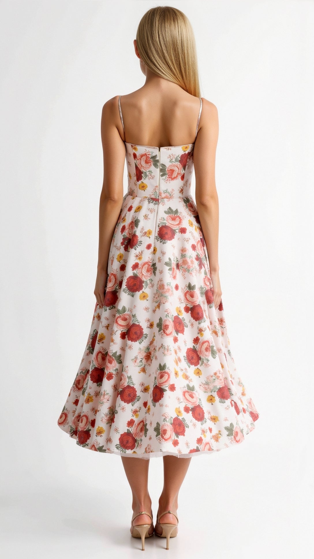 Isolde Midi Dress in Tulle