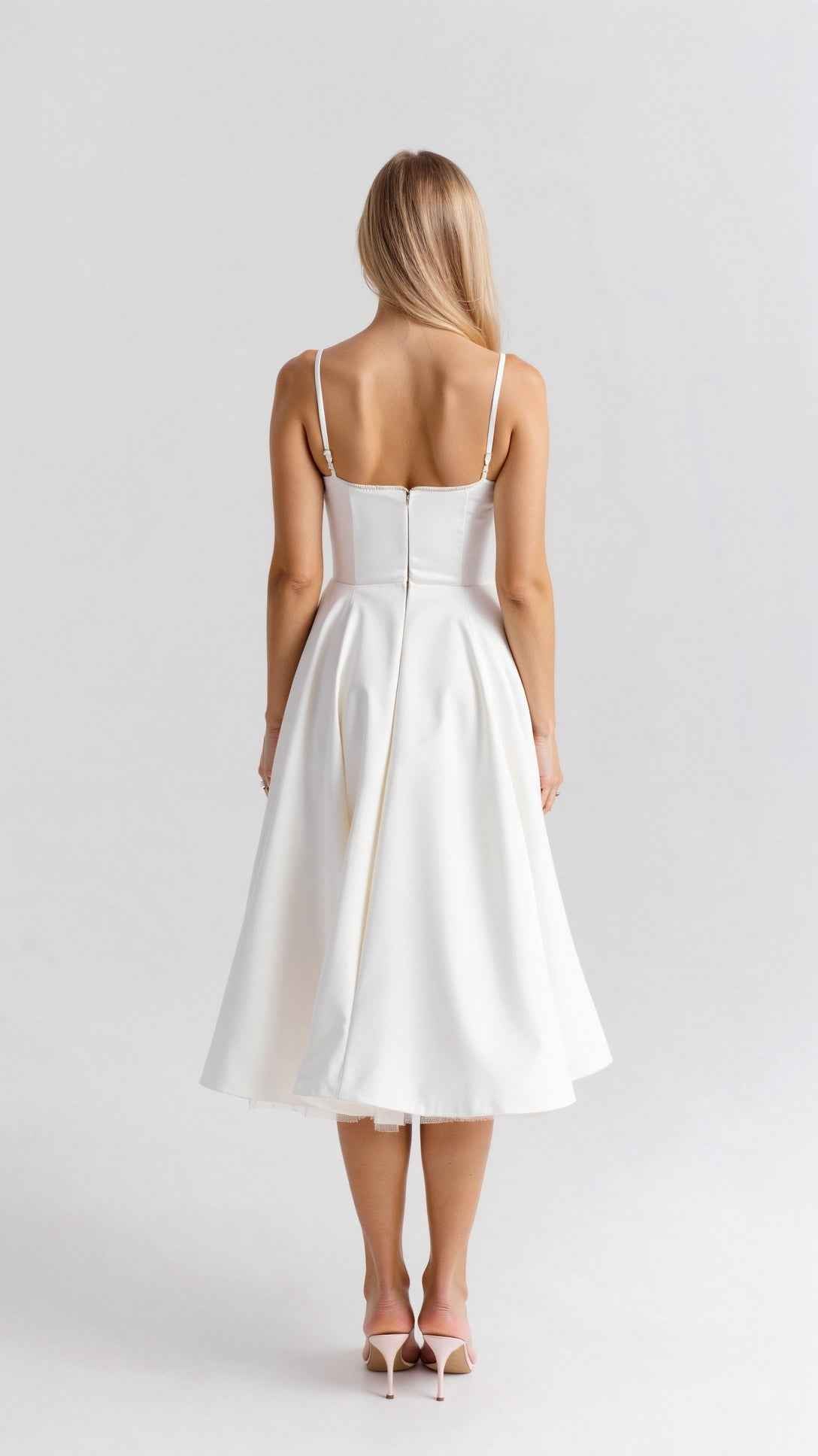 Isolde Midi Dress in Tulle