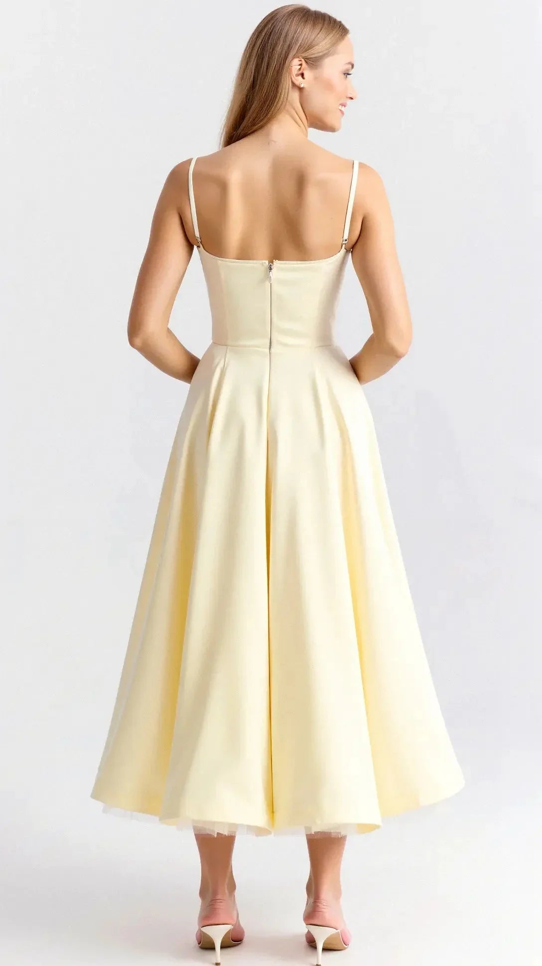 Isolde Midi Dress in Tulle