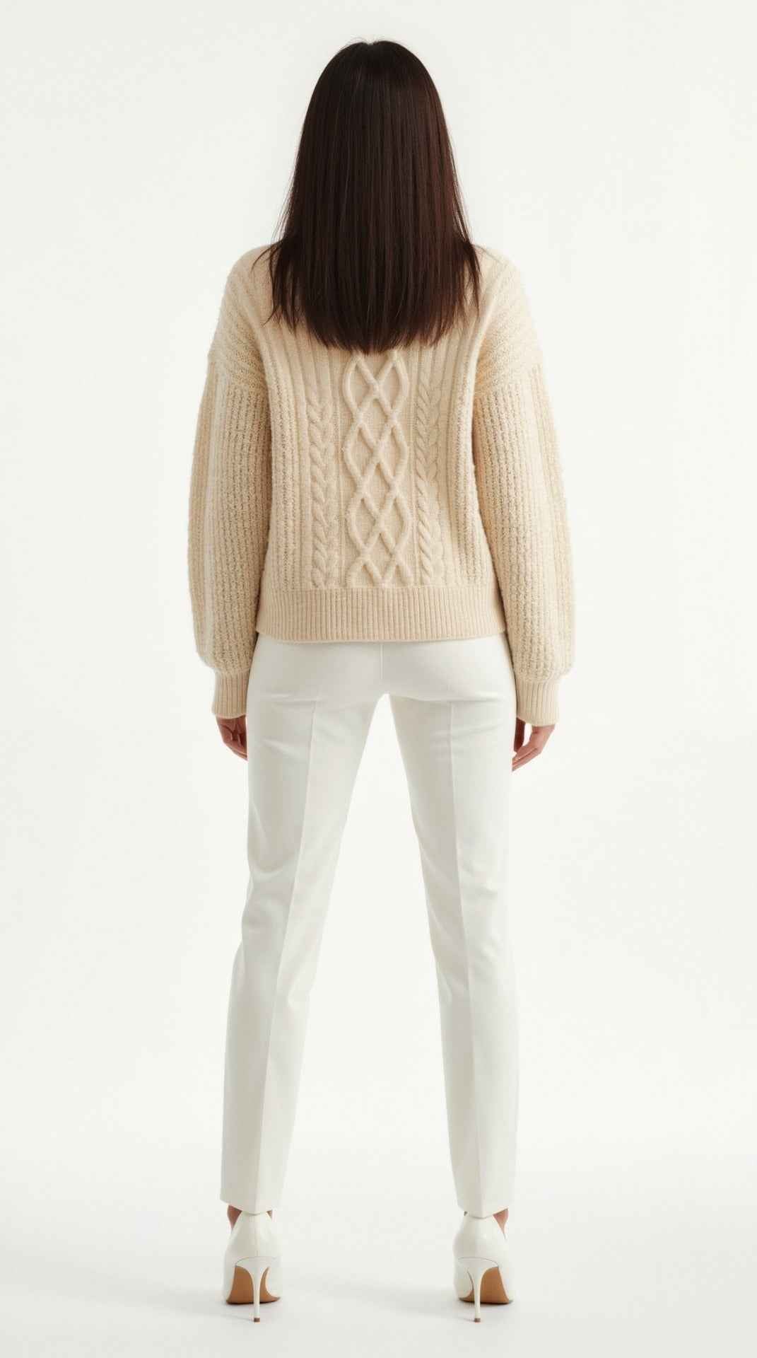 Janet Large Cable Knit Sweater