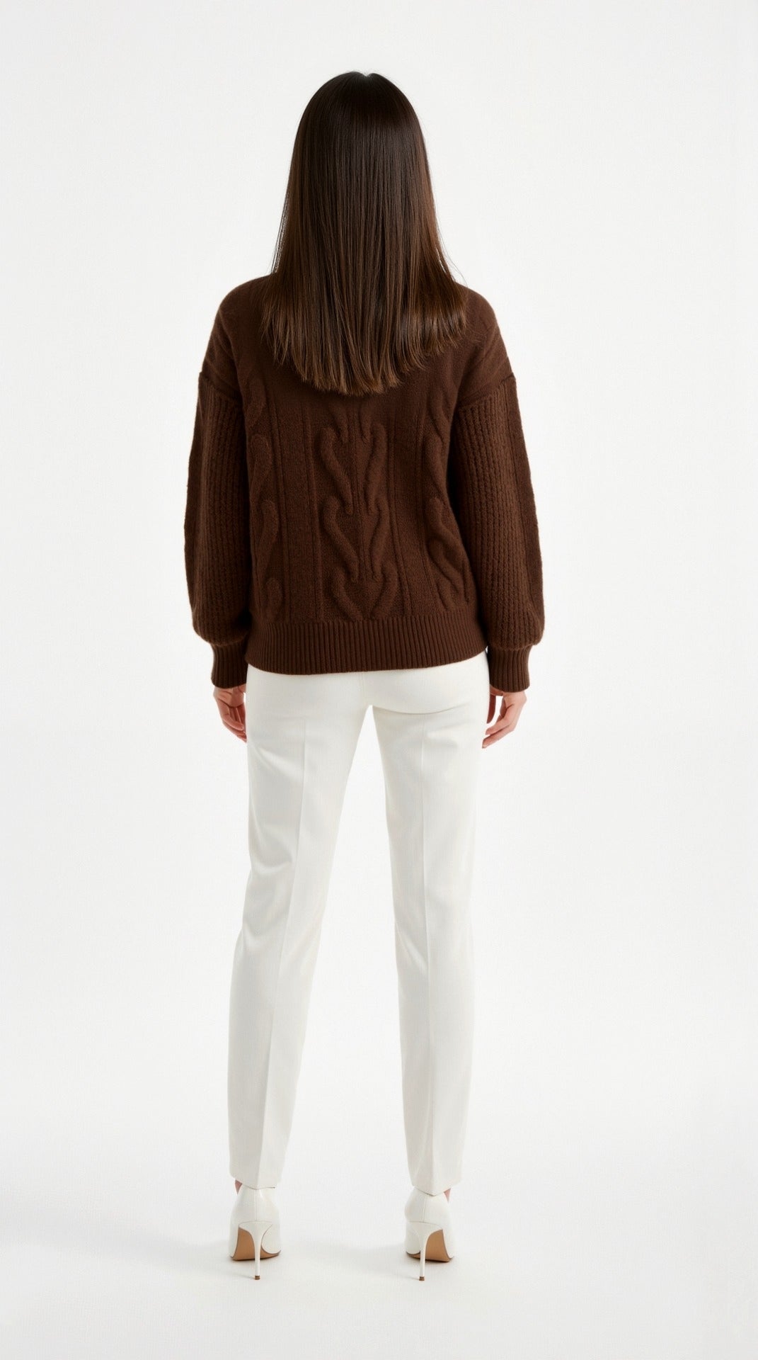 Janet Large Cable Knit Sweater