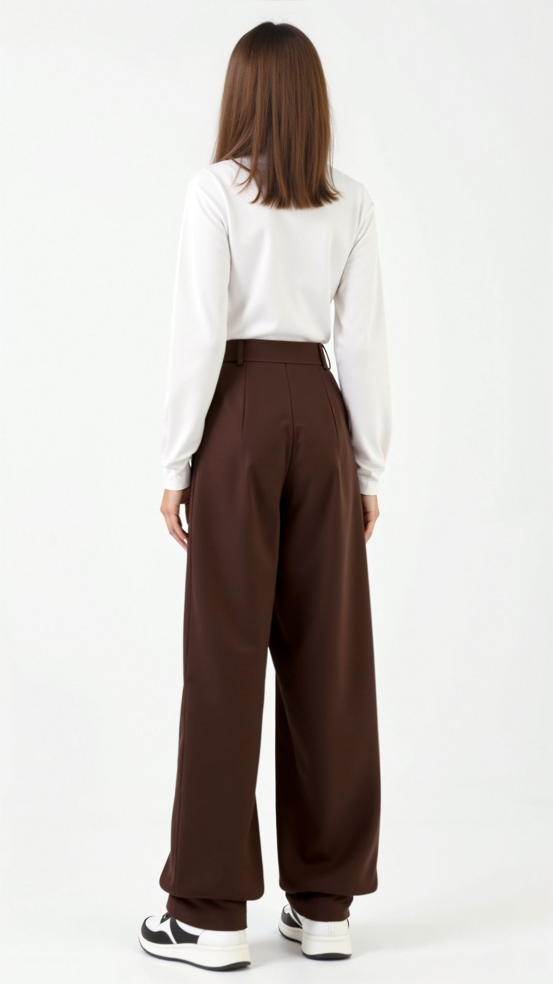 Asymmetric Denim Pants