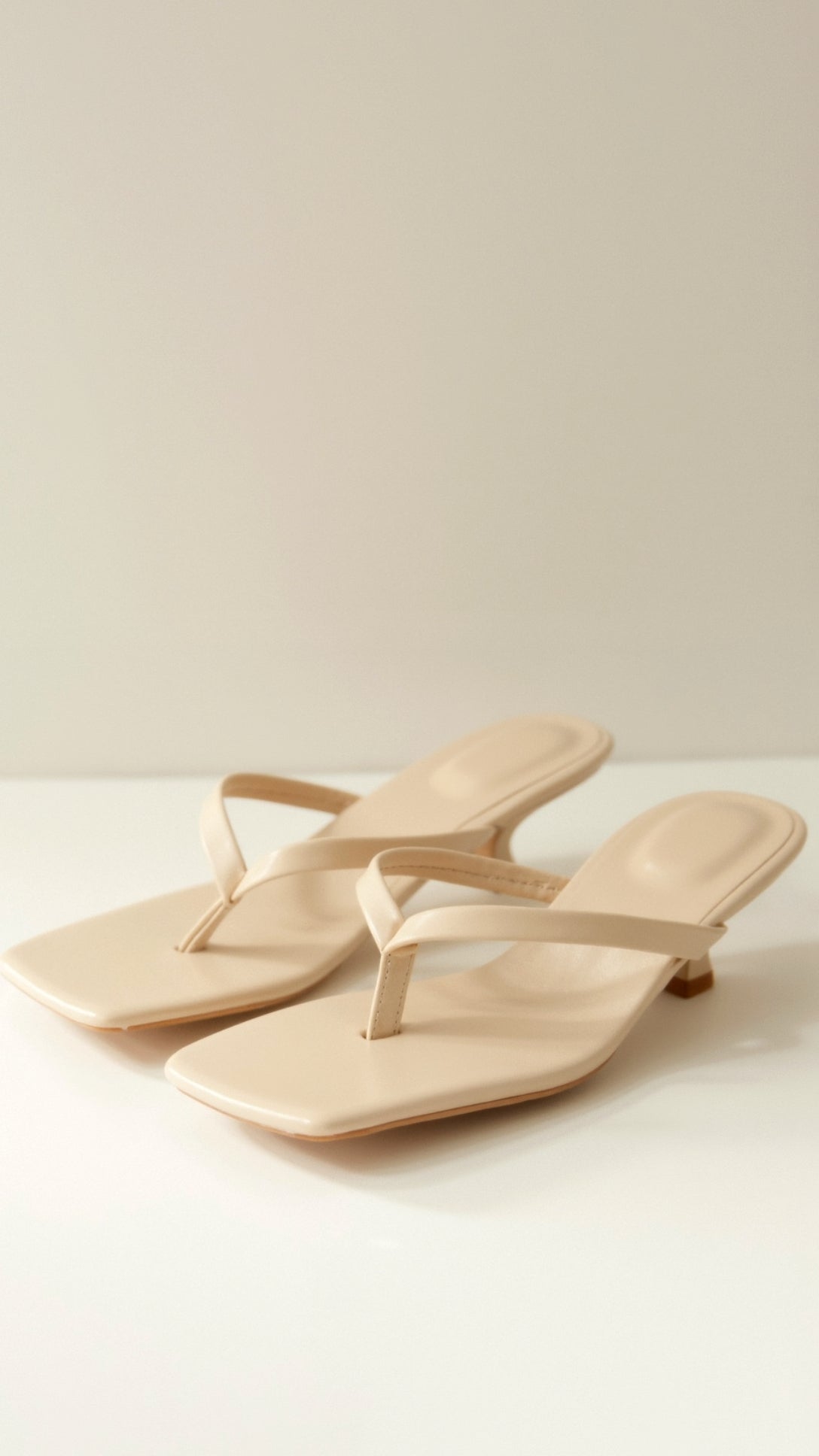 Jessica Kitten Heel Thong Sandals