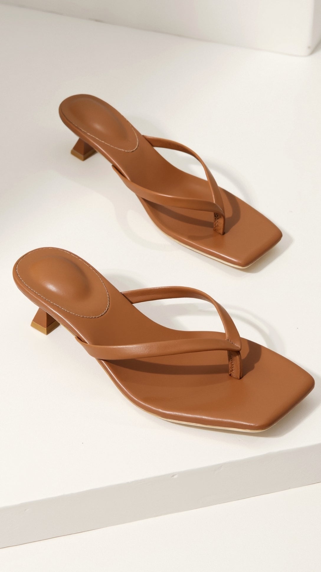 Jessica Kitten Heel Thong Sandals
