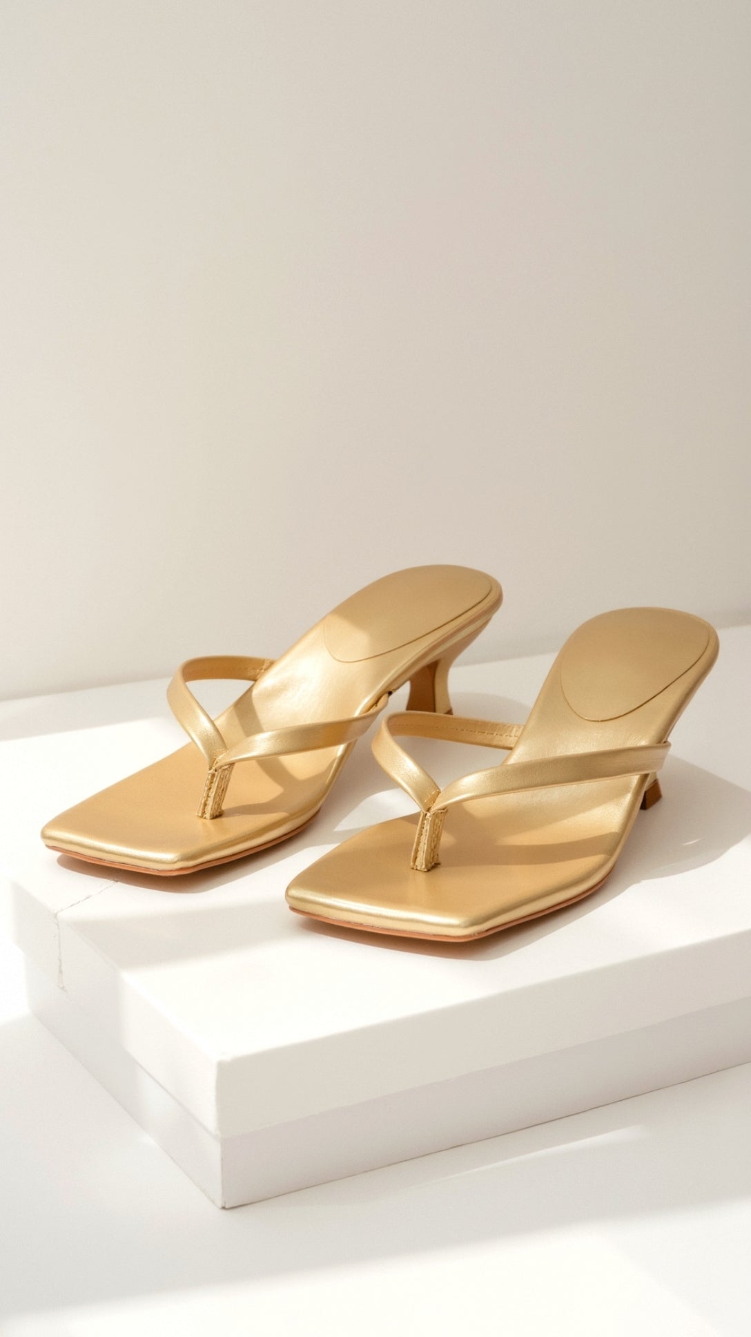 Jessica Kitten Heel Thong Sandals
