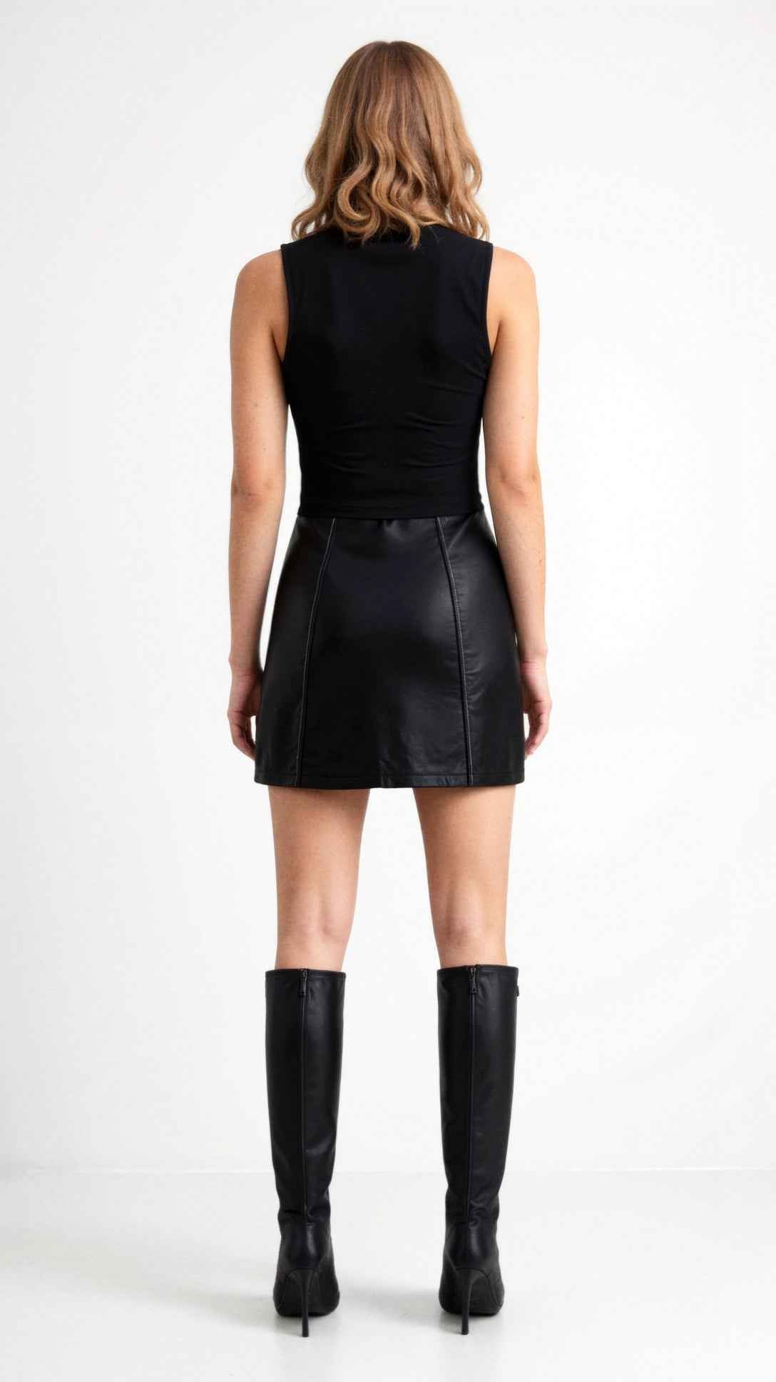 Jocelyn Faux Leather Skirt
