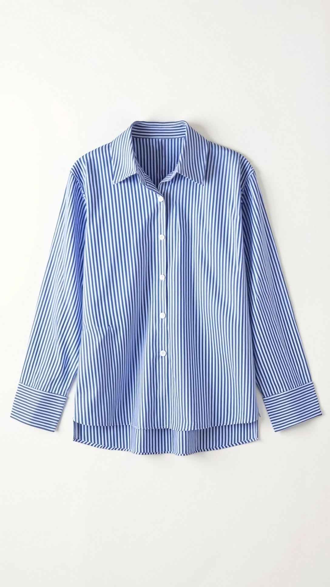 Juliana Long Sleeve Striped Blouse