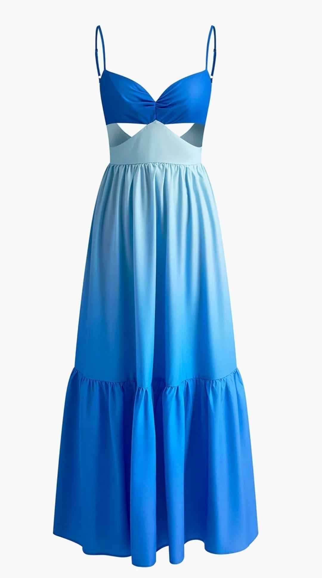 Laura Maxi Dress with Cutout Design