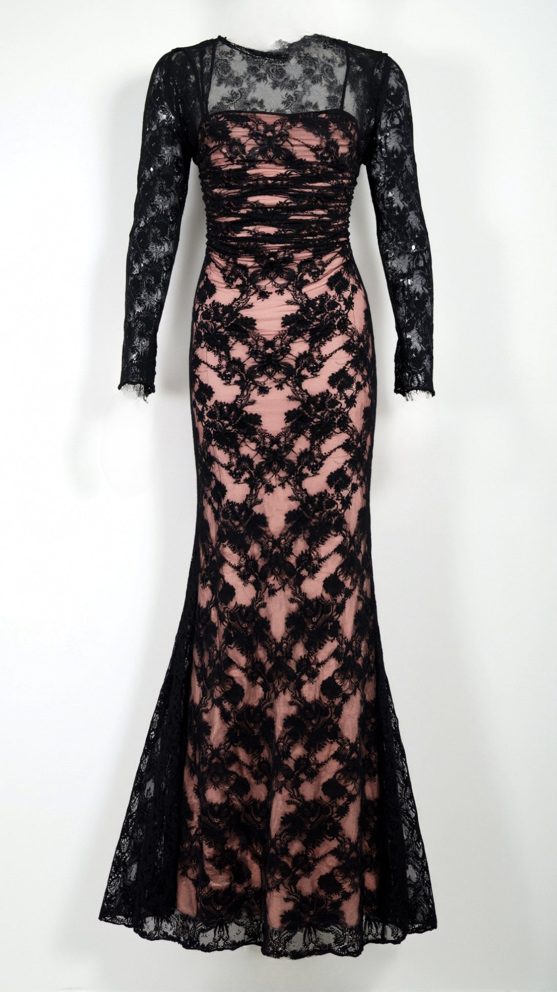 Nerissa Elegant Lace Long Dress