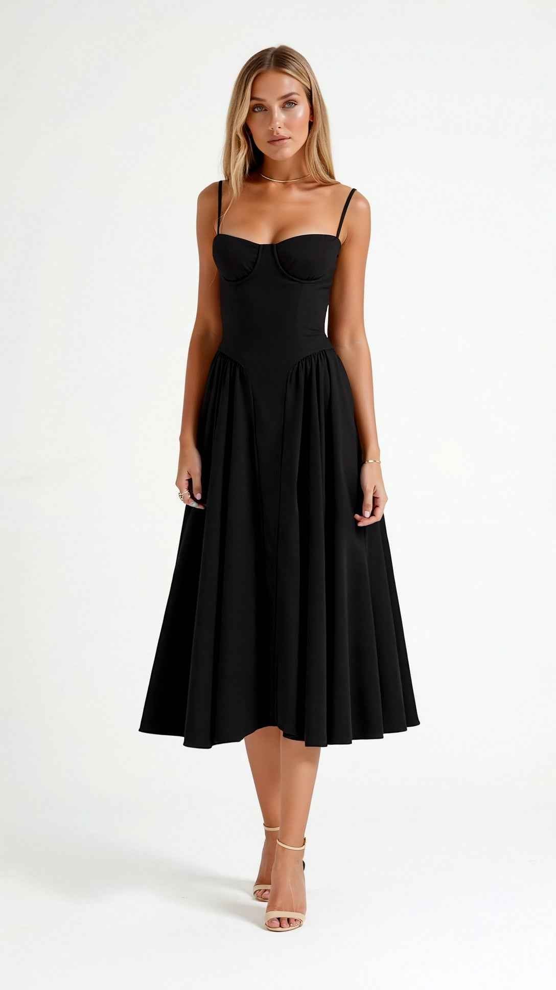 Odette Midi Corset Dress