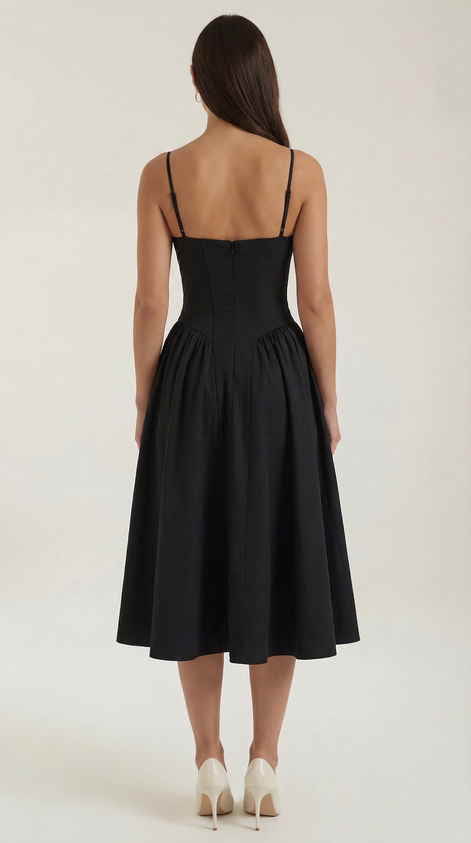 Odette Corset Midi Dress - ICYBOO