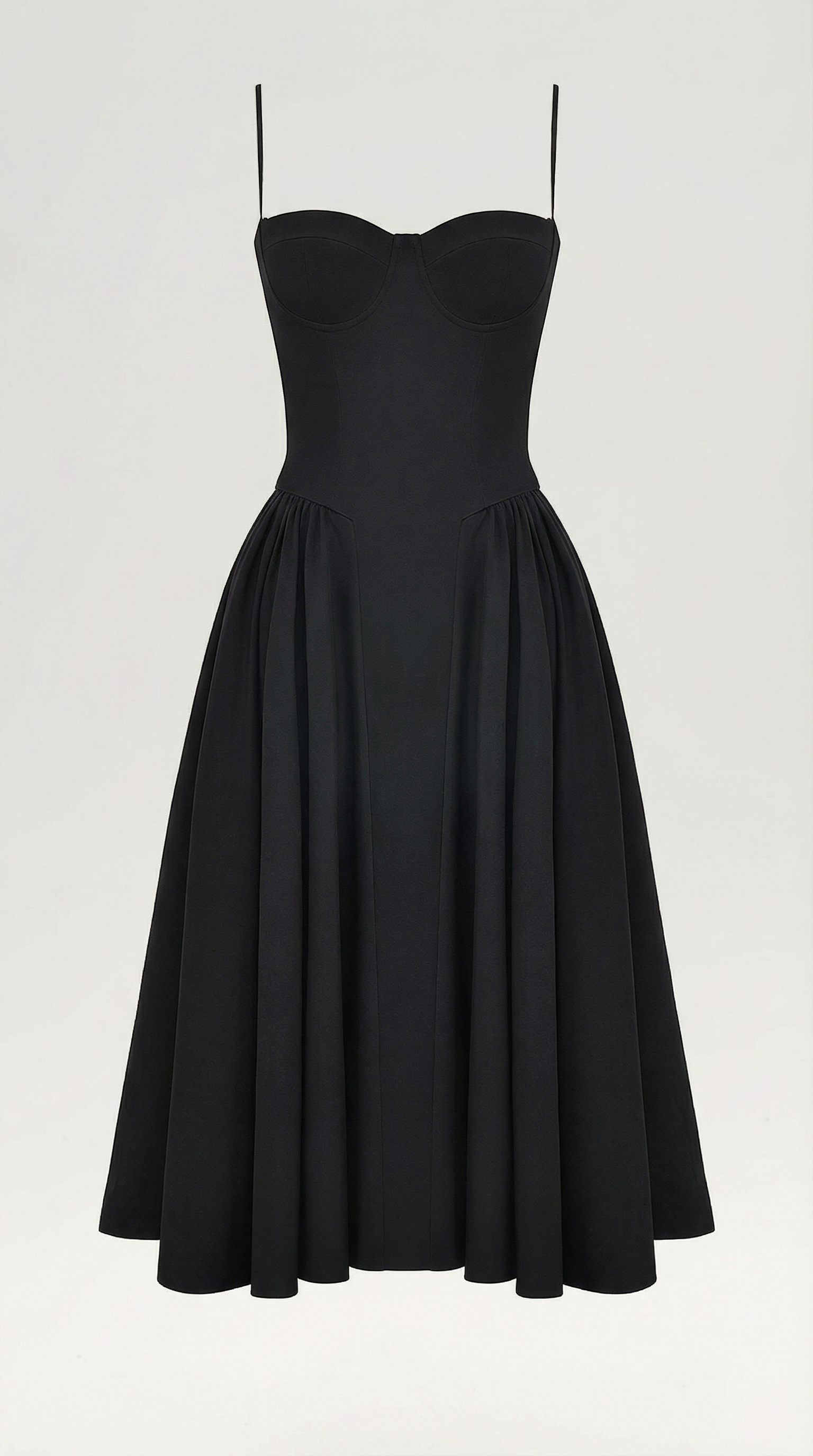 Odette Corset Midi Dress - ICYBOO