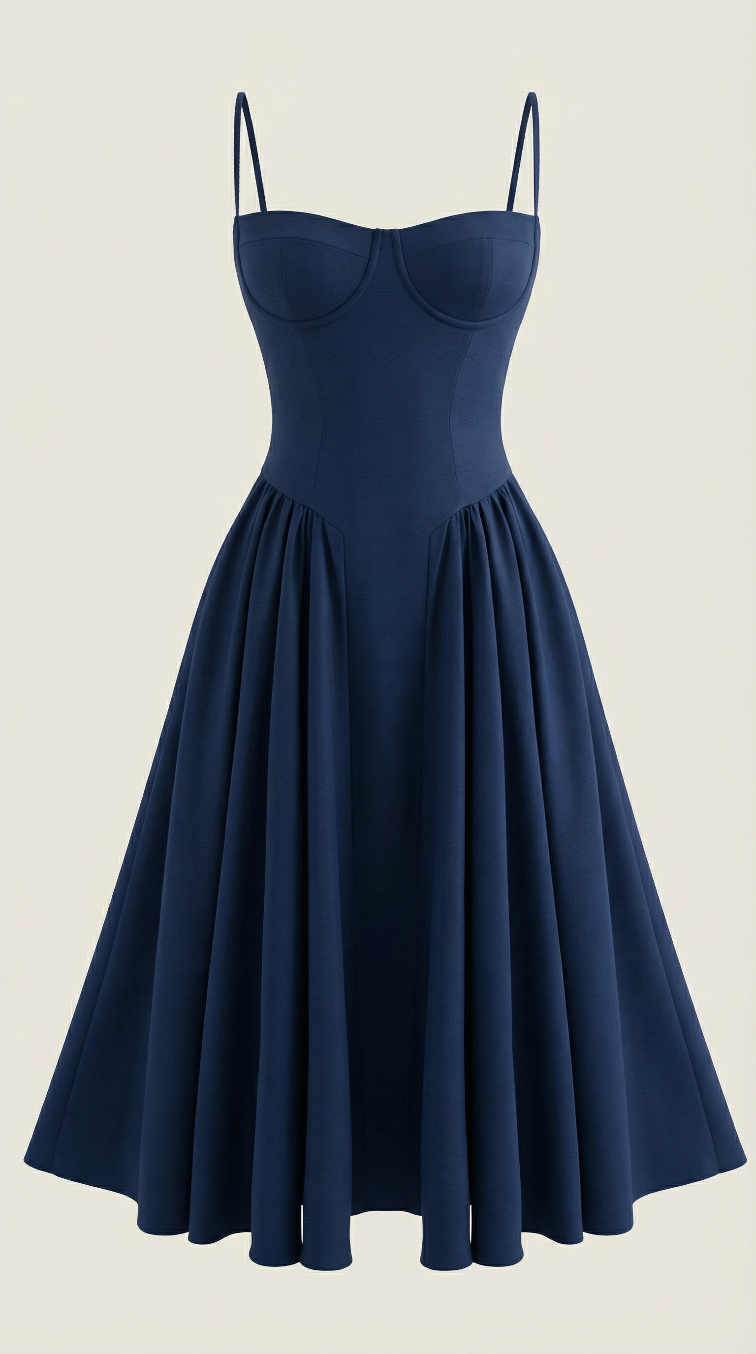 Odette Corset Midi Dress - ICYBOO