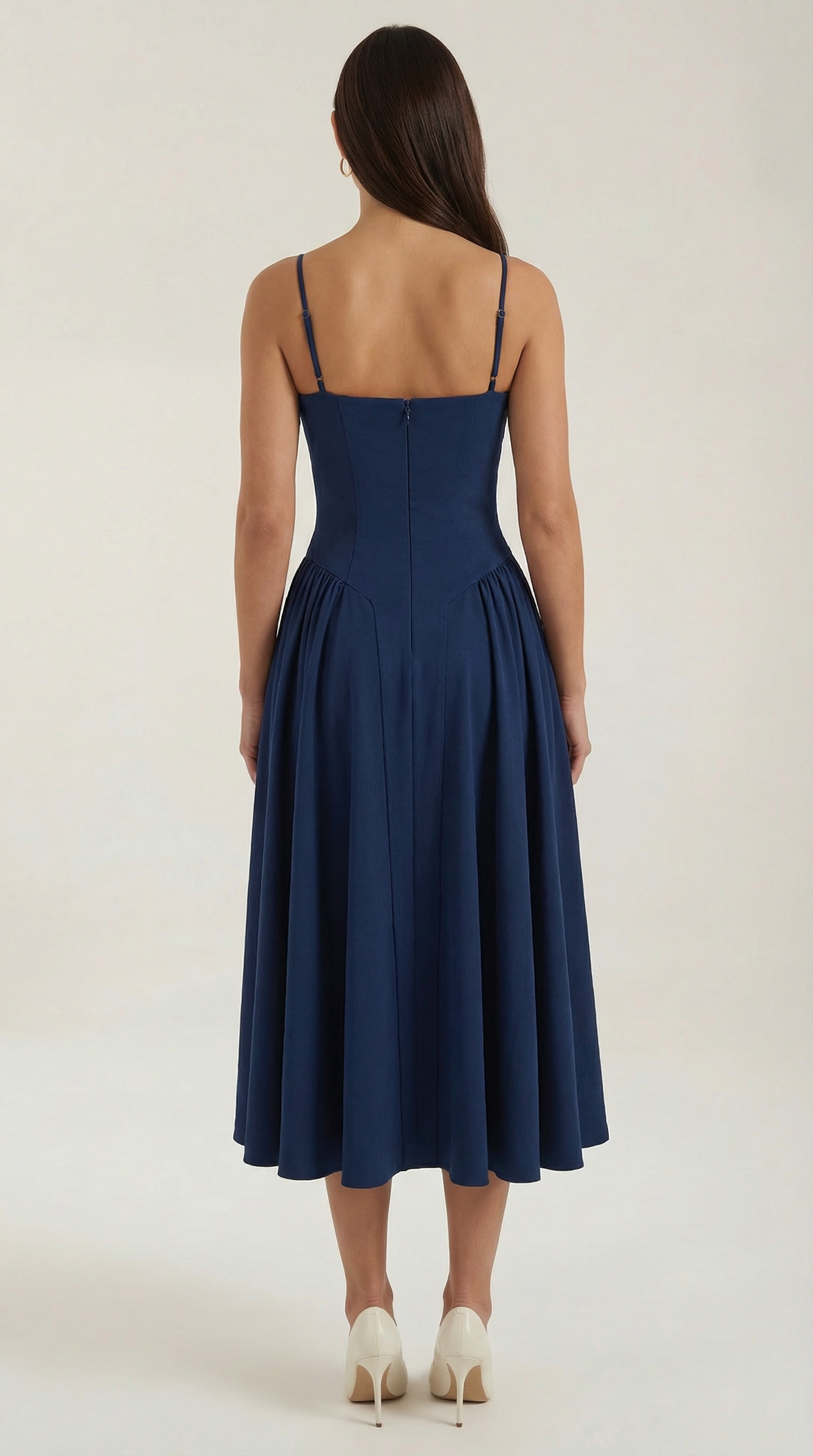 Odette Corset Midi Dress - ICYBOO