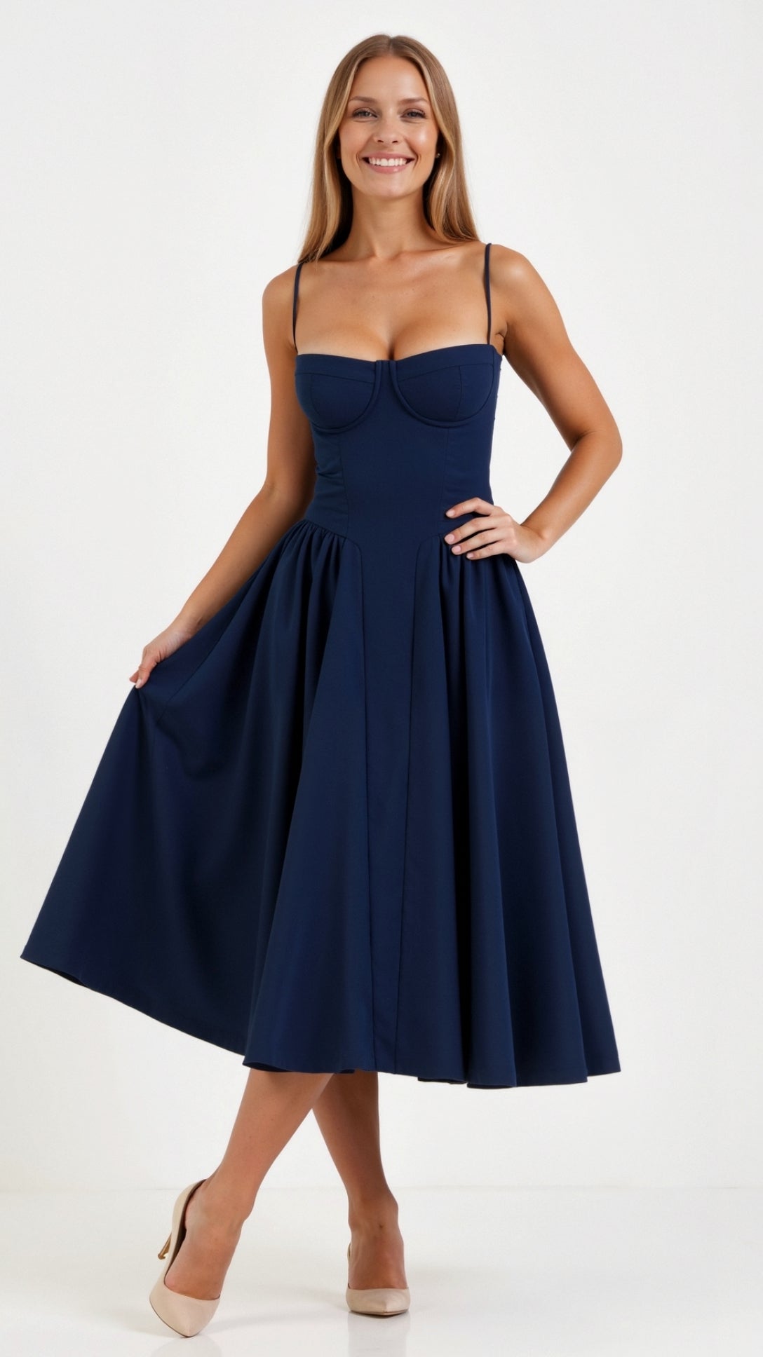 Odette Midi Corset Dress