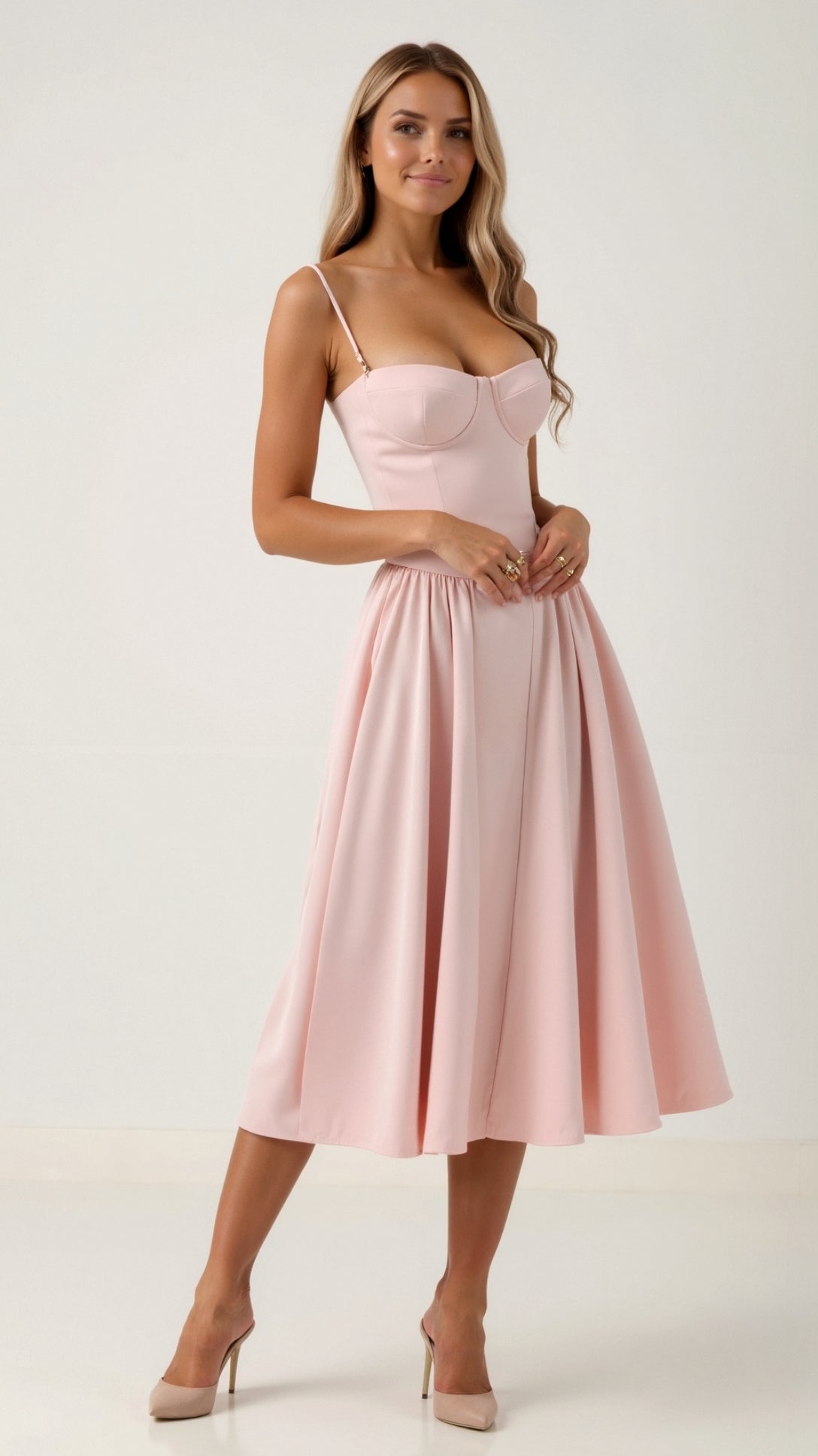 Odette Midi Corset Dress