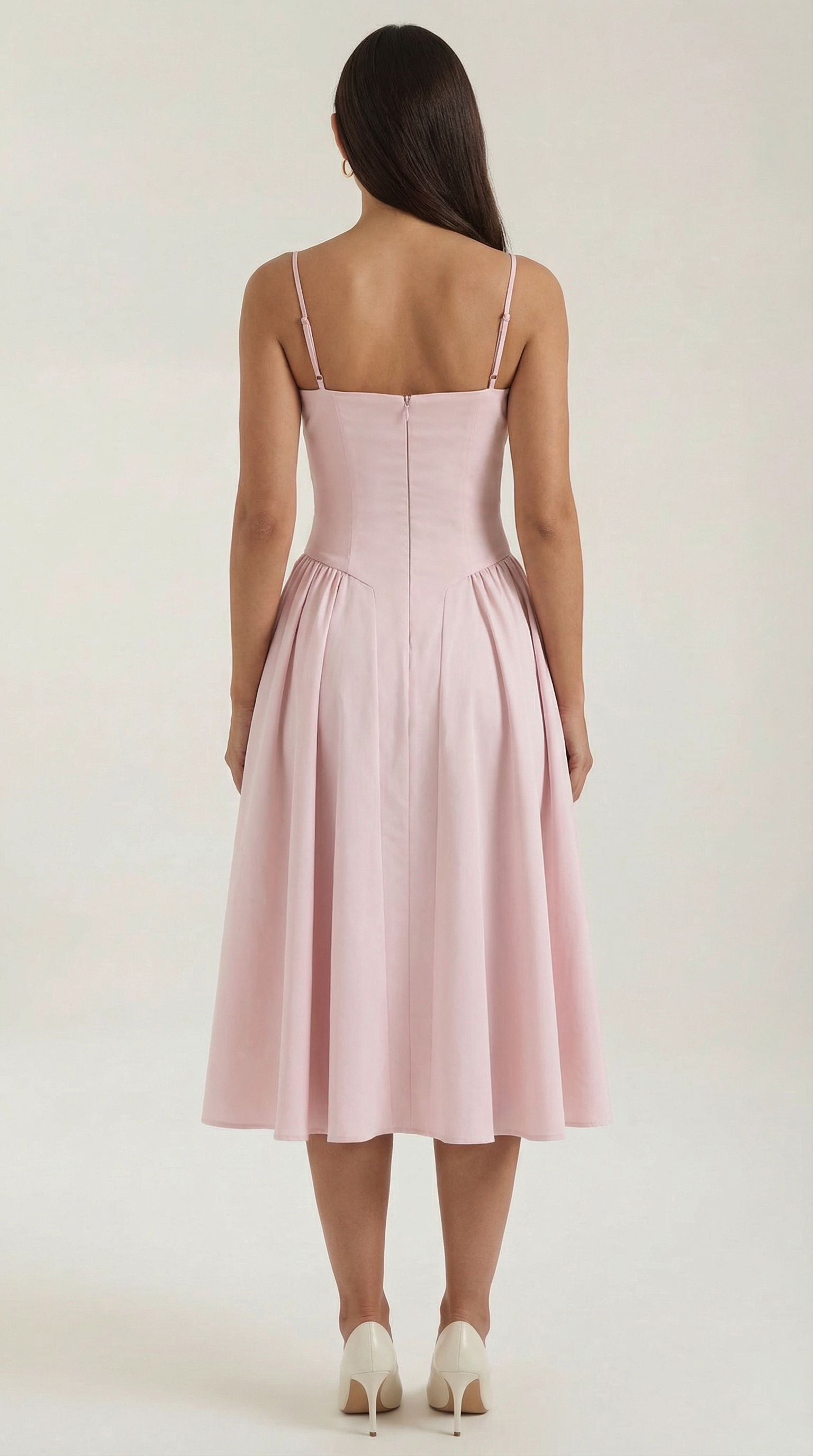 Odette Corset Midi Dress - ICYBOO
