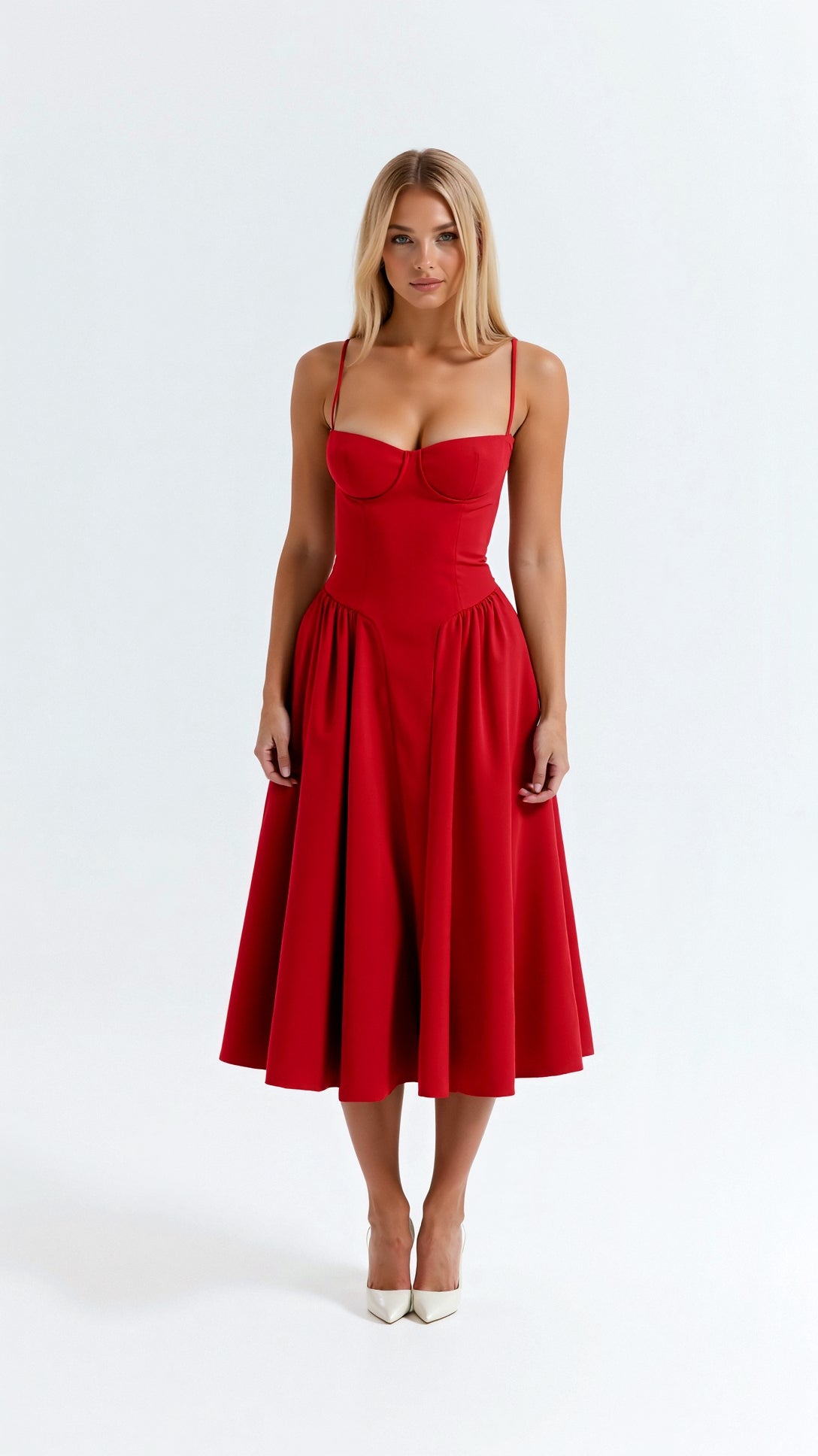 Odette Midi Corset Dress