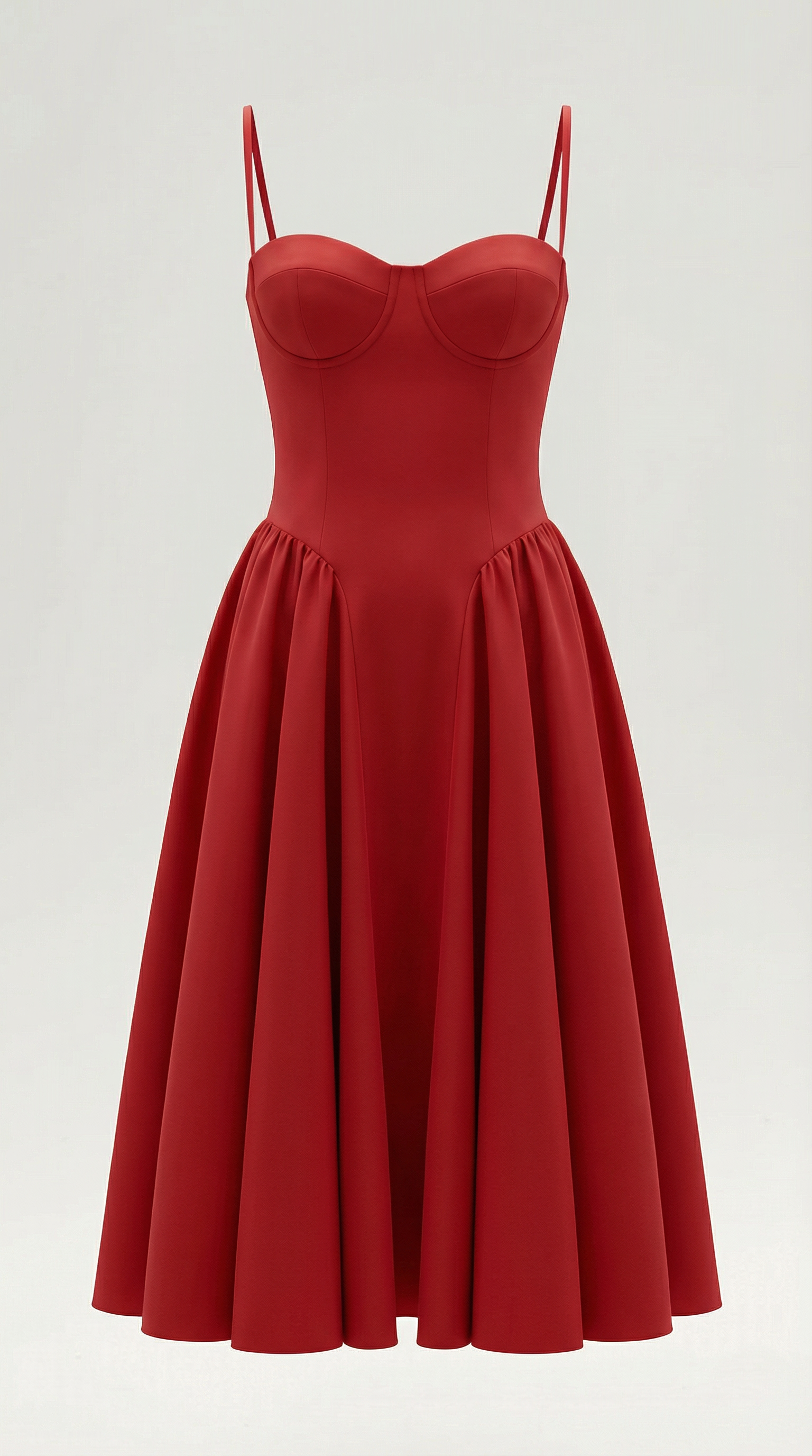 Odette Corset Midi Dress - ICYBOO