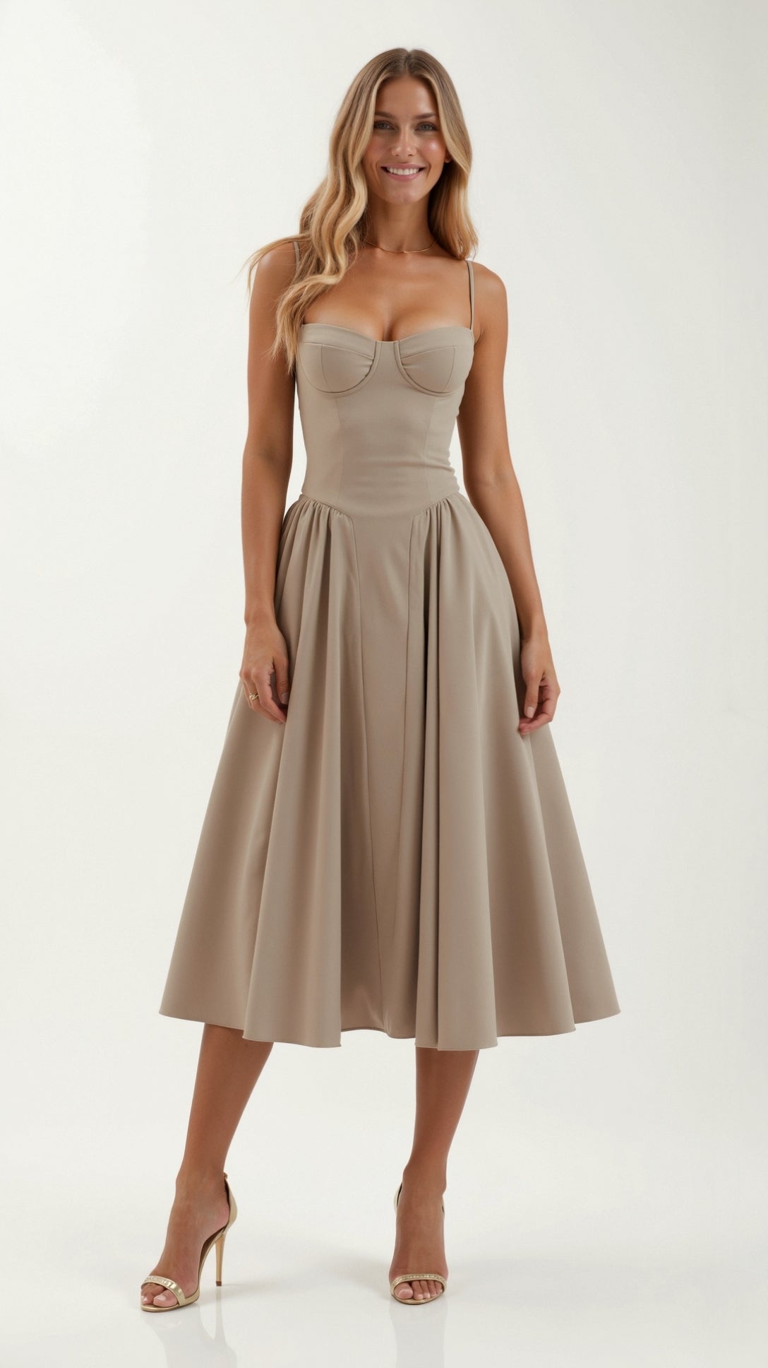 Odette Midi Corset Dress