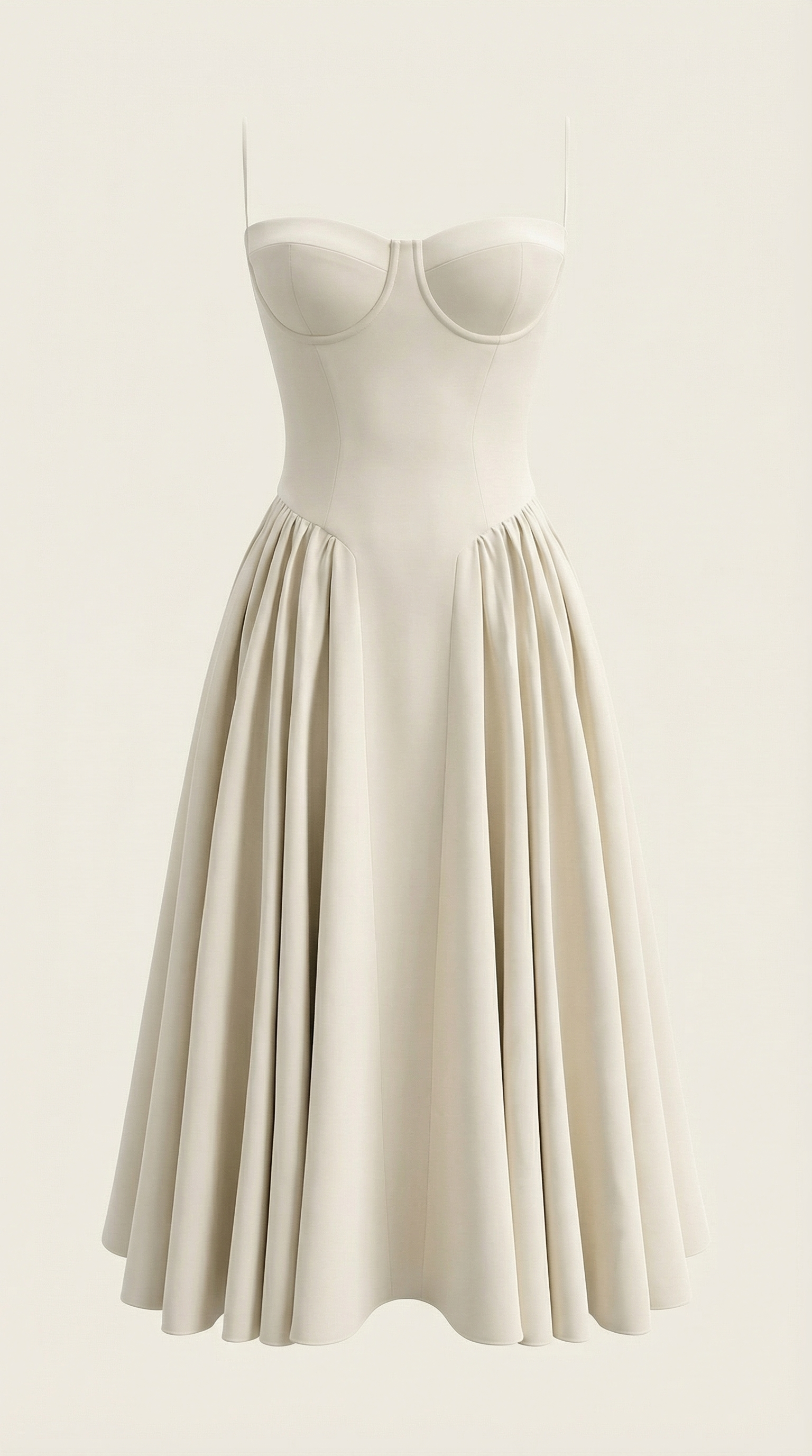 Odette Corset Midi Dress - ICYBOO