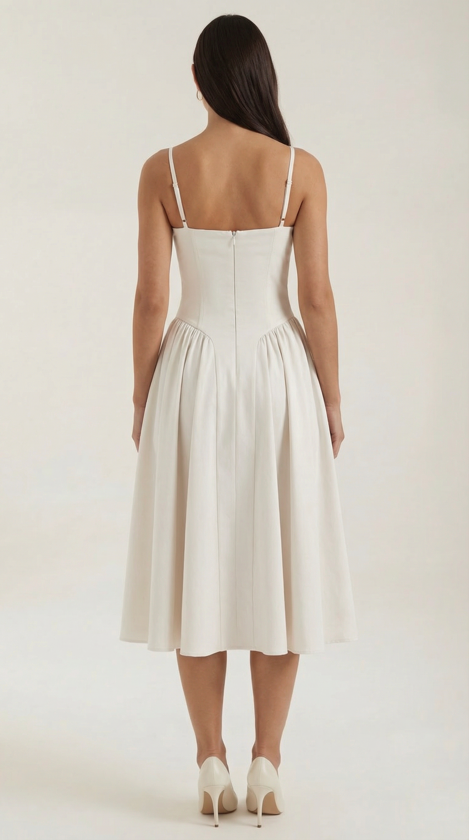 Odette Corset Midi Dress - ICYBOO