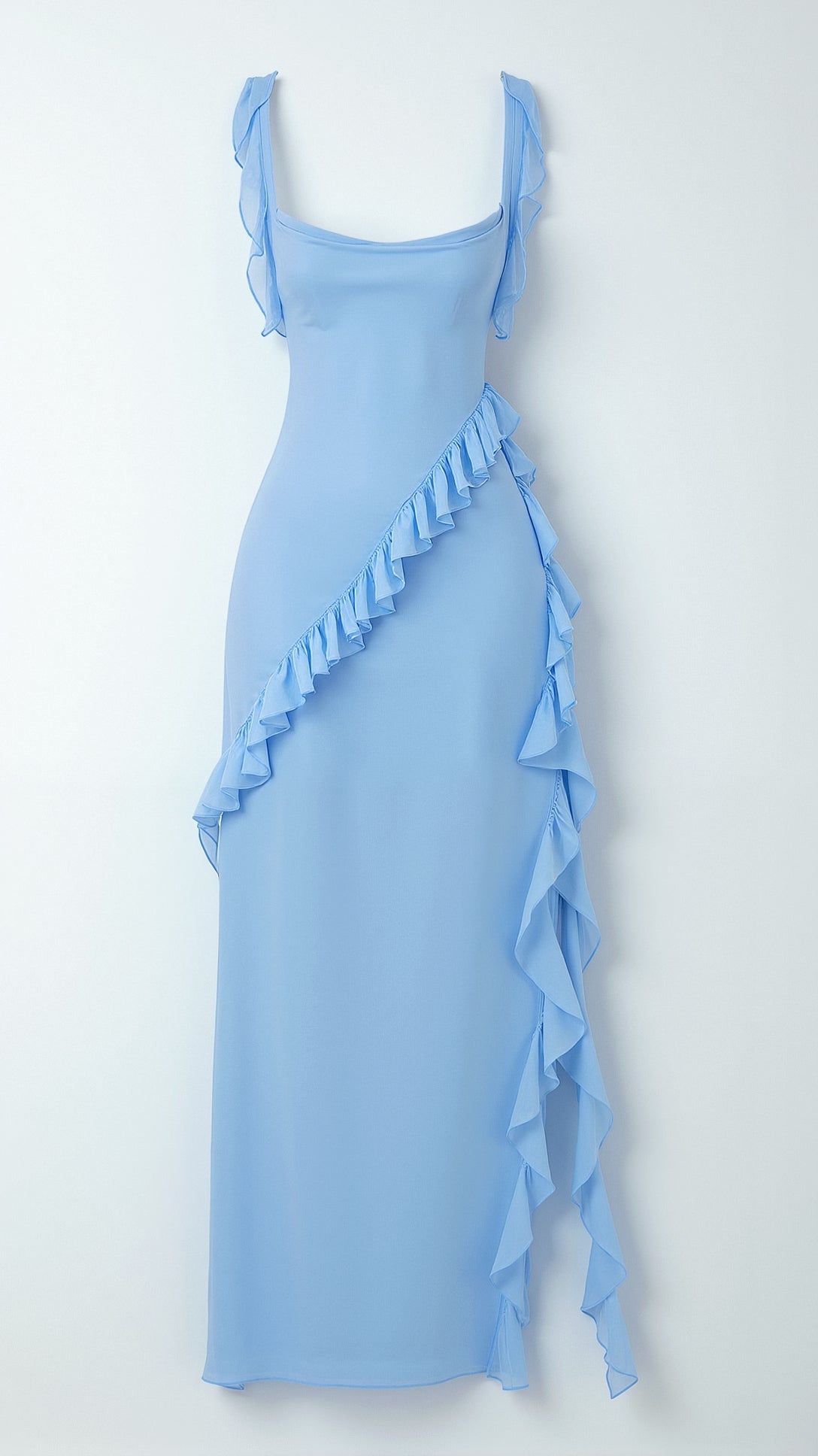 Susan Maxi Dress with Ruffled Design