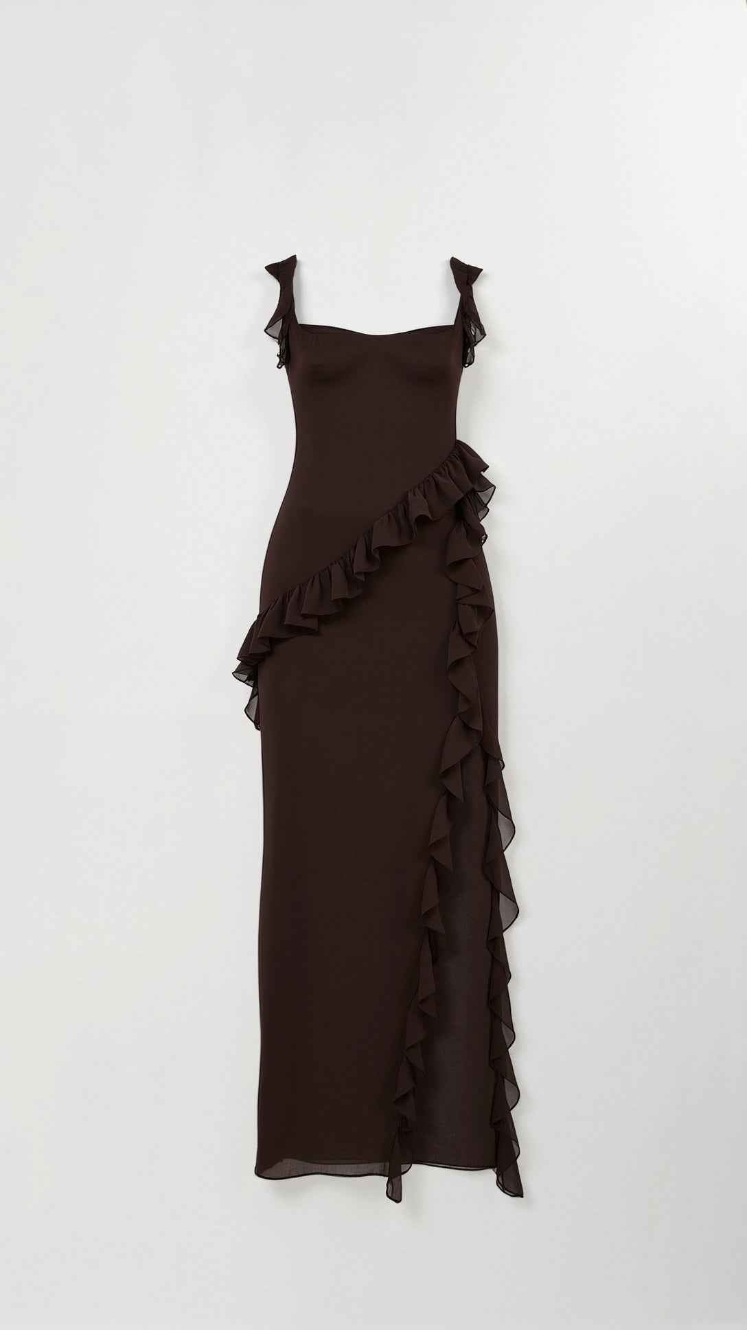 Susan Maxi Dress with Ruffled Design