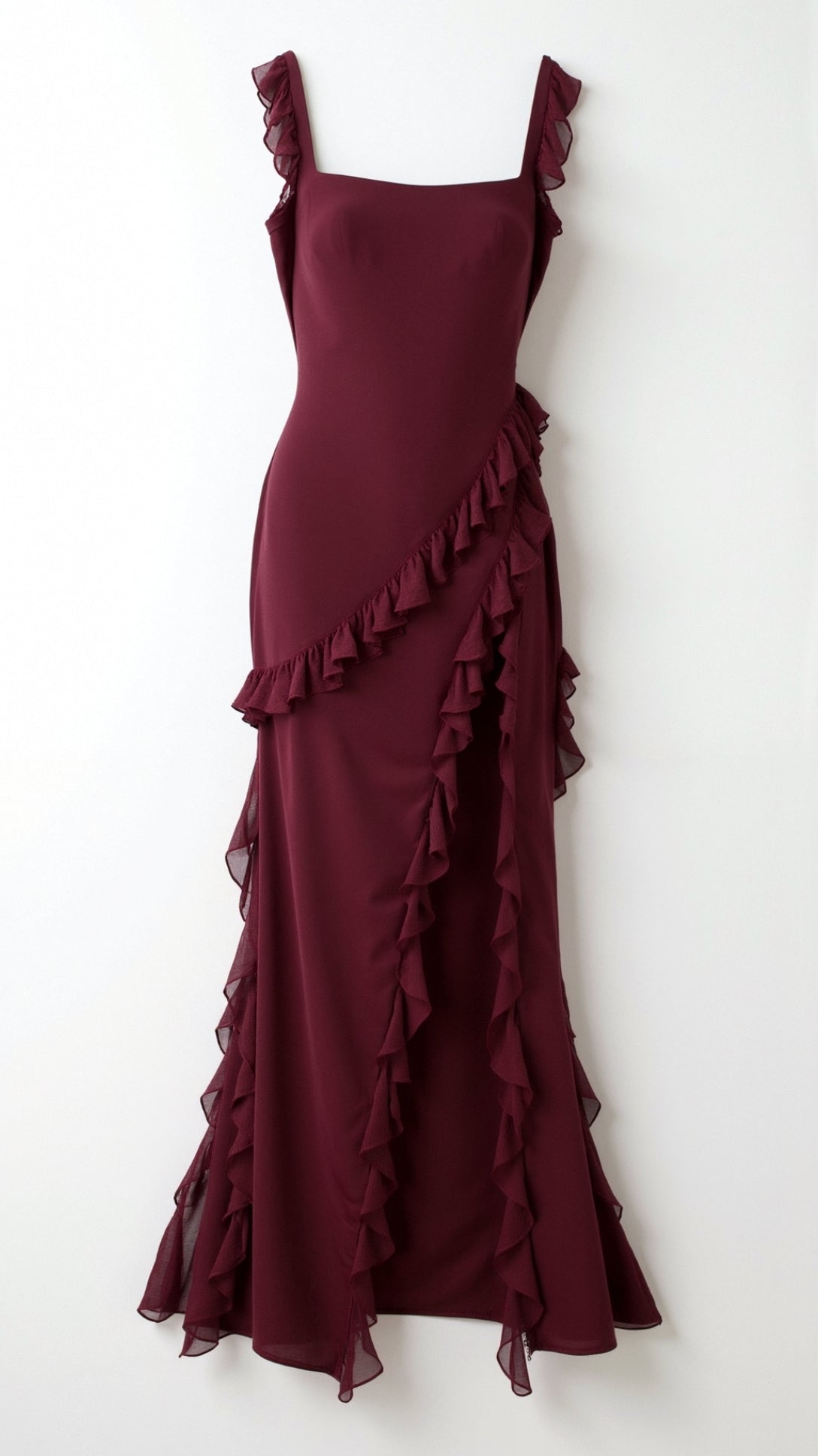 Susan Maxi Dress with Ruffled Design