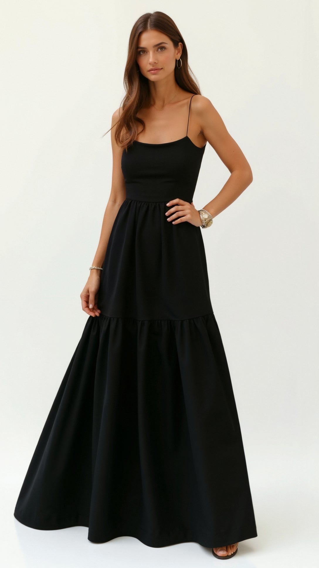Victoria Maxi Dress with Open Back